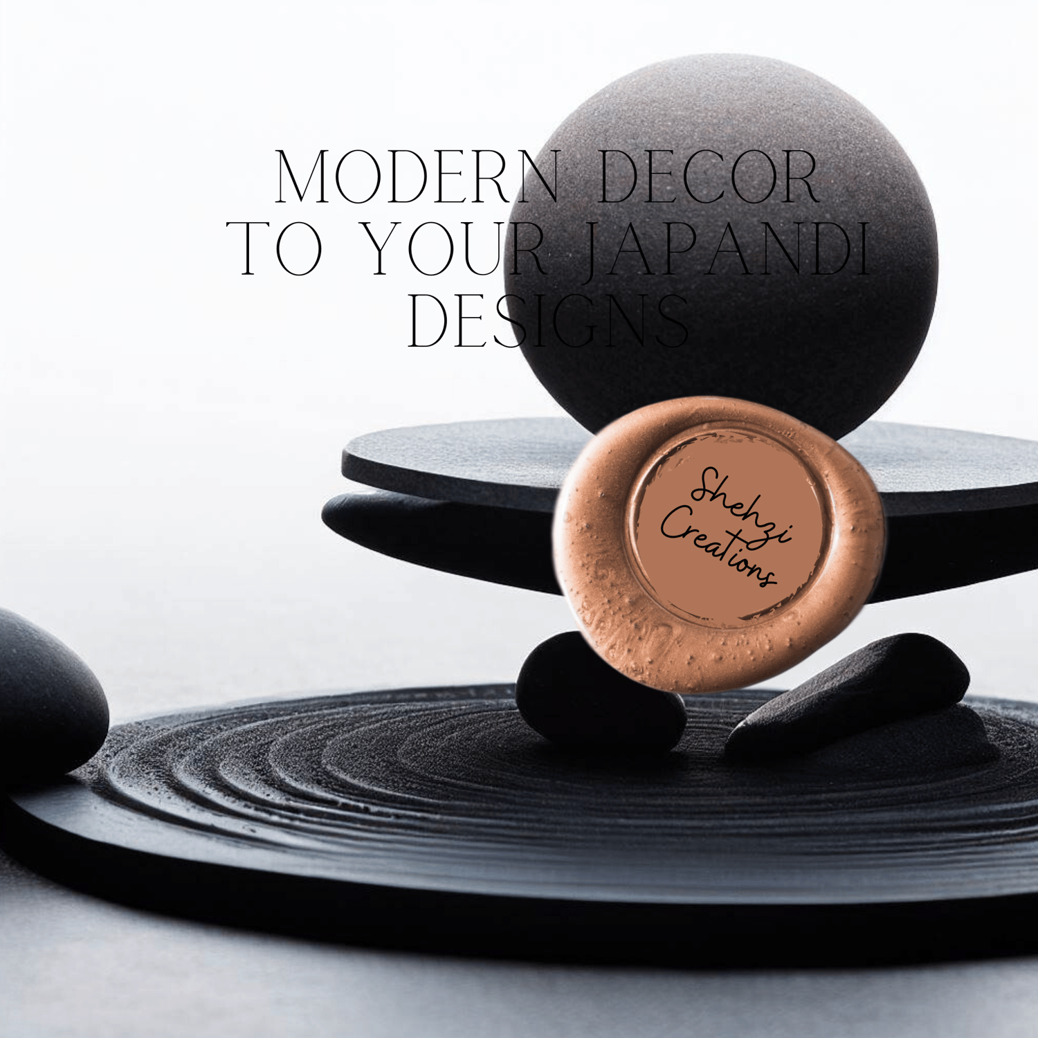 Empower Design Harmony: Abstract Mid Century Modern Decor for Japandi Fusion