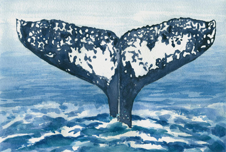 Pintura de Cola de Ballena, Peggy Oki