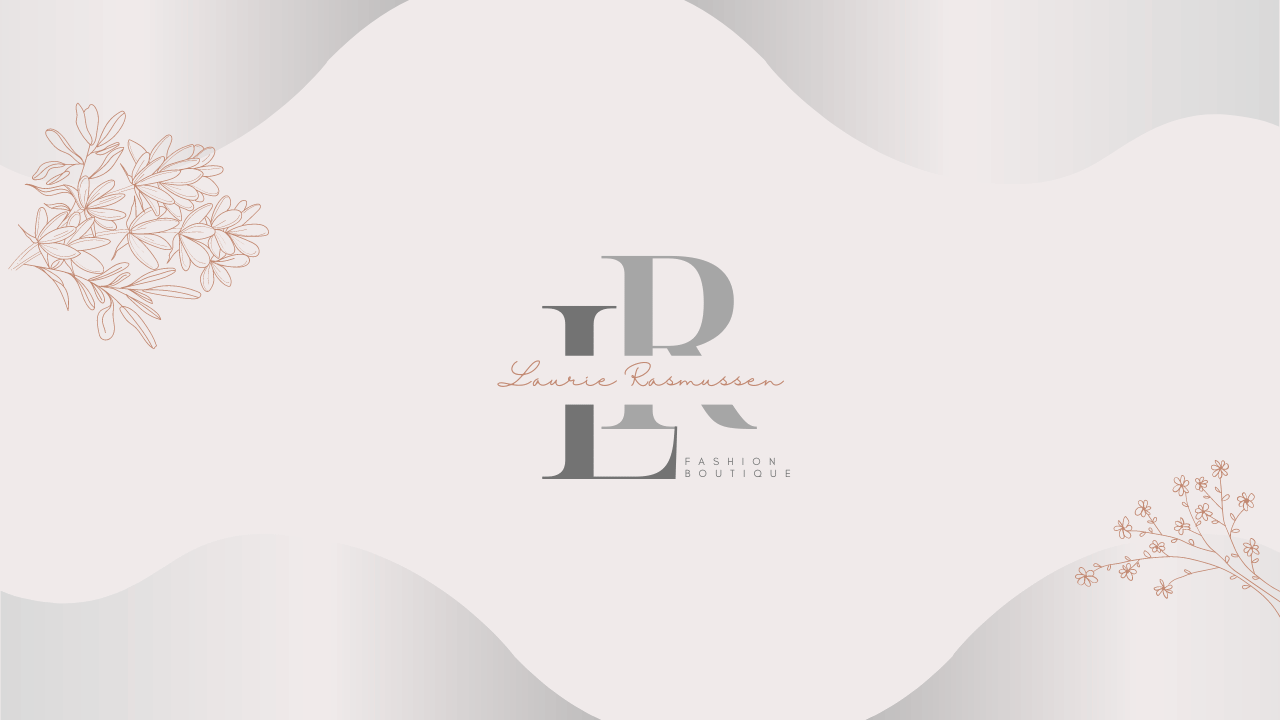 Customizable Minimalistic and elegant initials Zoom virtual background Template for Canva - Small Business Branding, pale pink