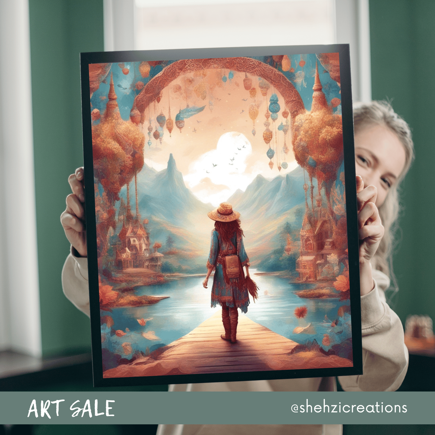 Empower Bohemian Aesthetics: Capturing Bohemian Beauty Digital Art