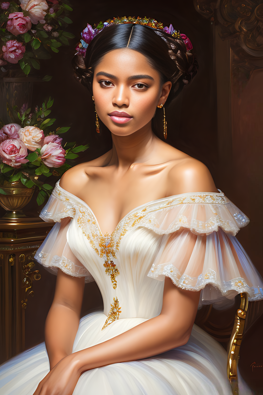 Digital art, portrait, for sale