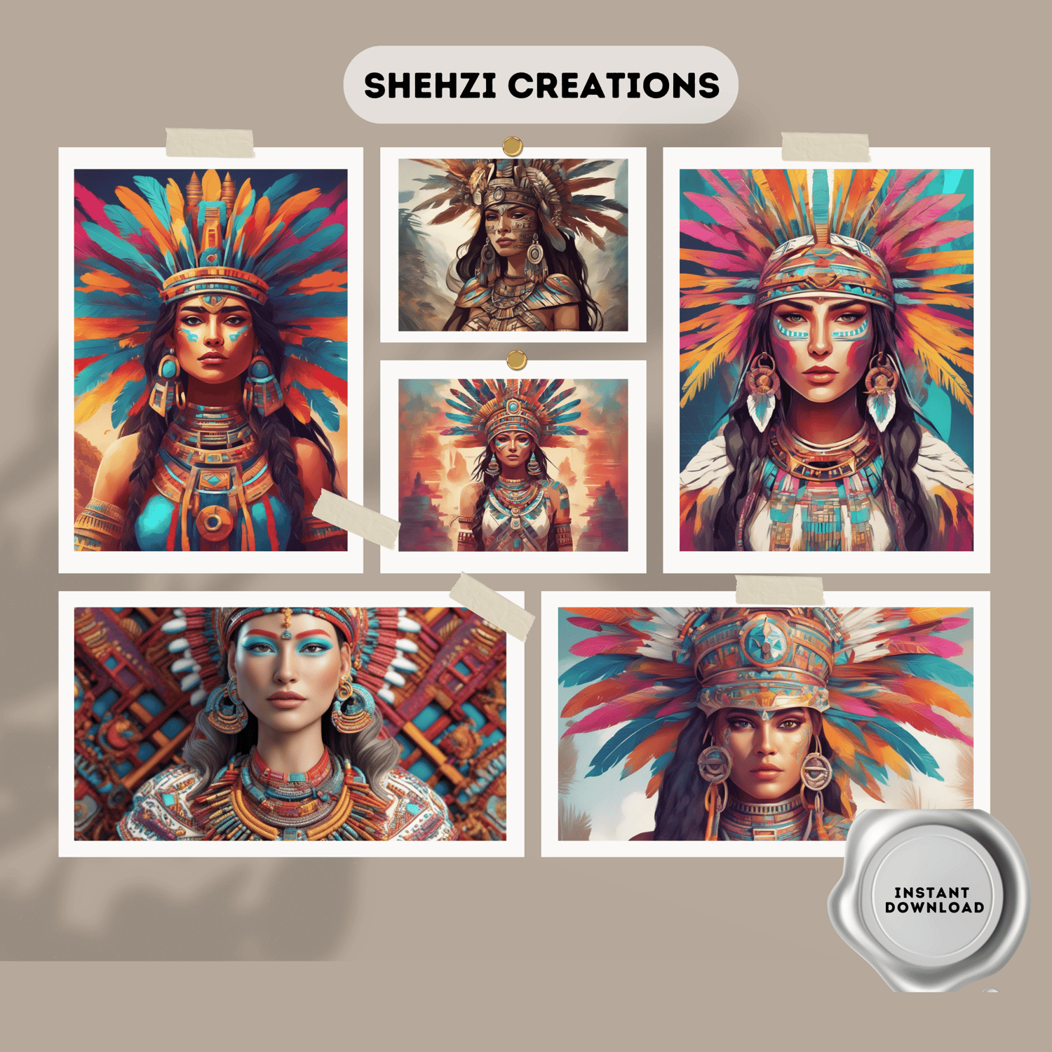 Unveil Majesty: 25 Artistic Tributes to Aztec Queens Images