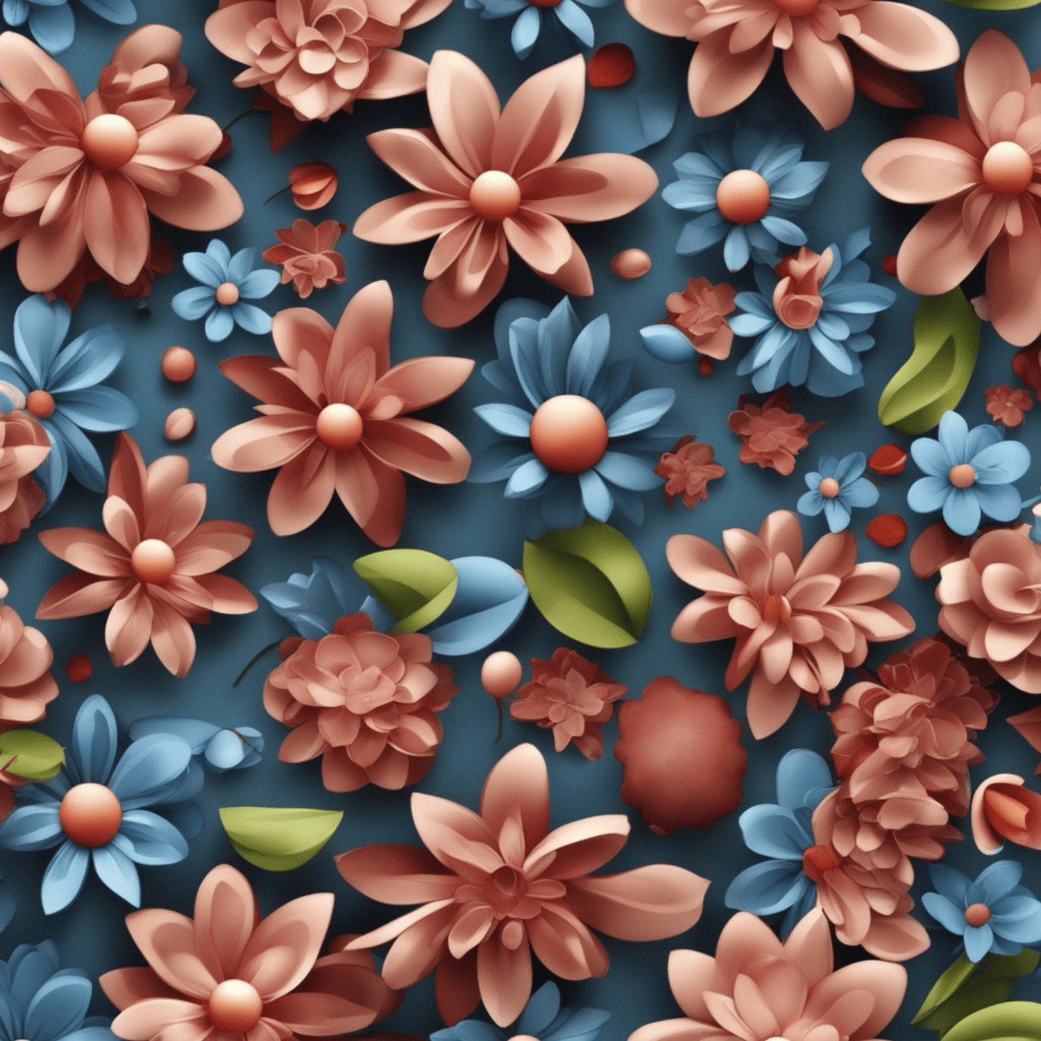 Instant Download: 50 Flower Patterns in PNG Format for Home Decor