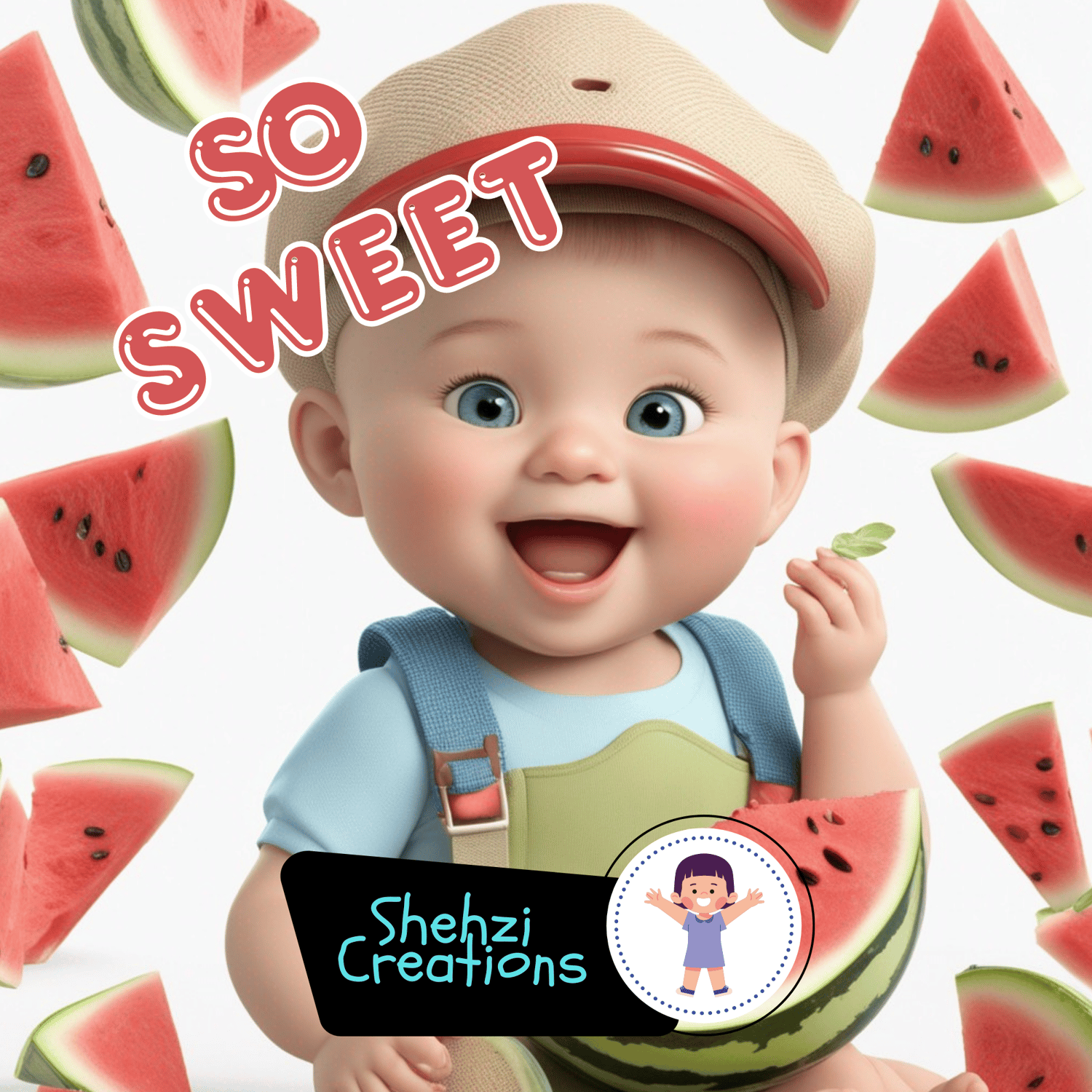 Instant Download: 20 Tiny Tastemakers Baby and Fruit Images