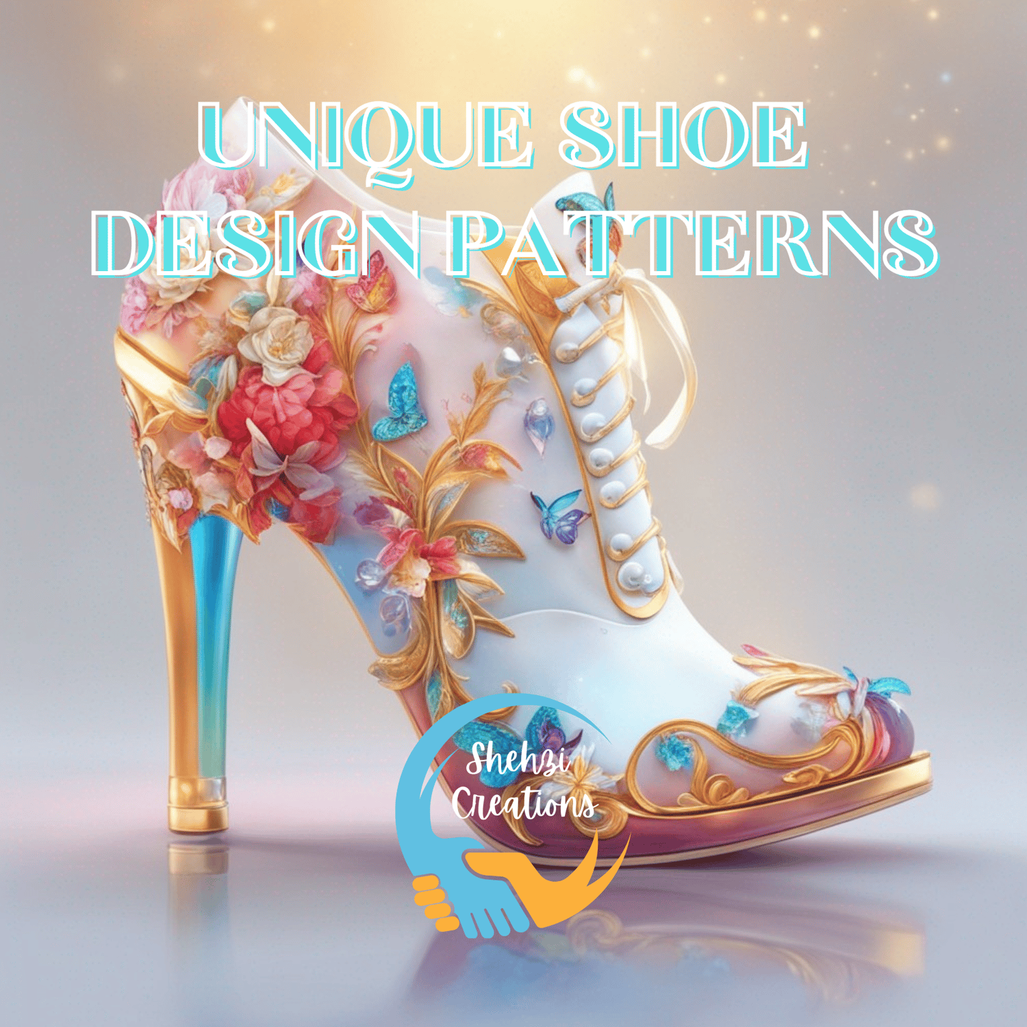 Unique Shoes Design Patterns Digital Paper: Elevate Your Footwear Style