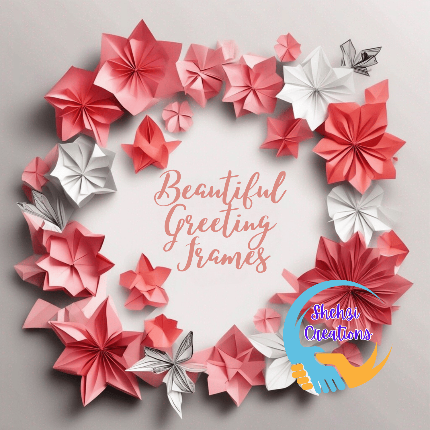 Versatile Greetings Frame: Customizable Photo, Greetings, and Wishes Design | Instant Download