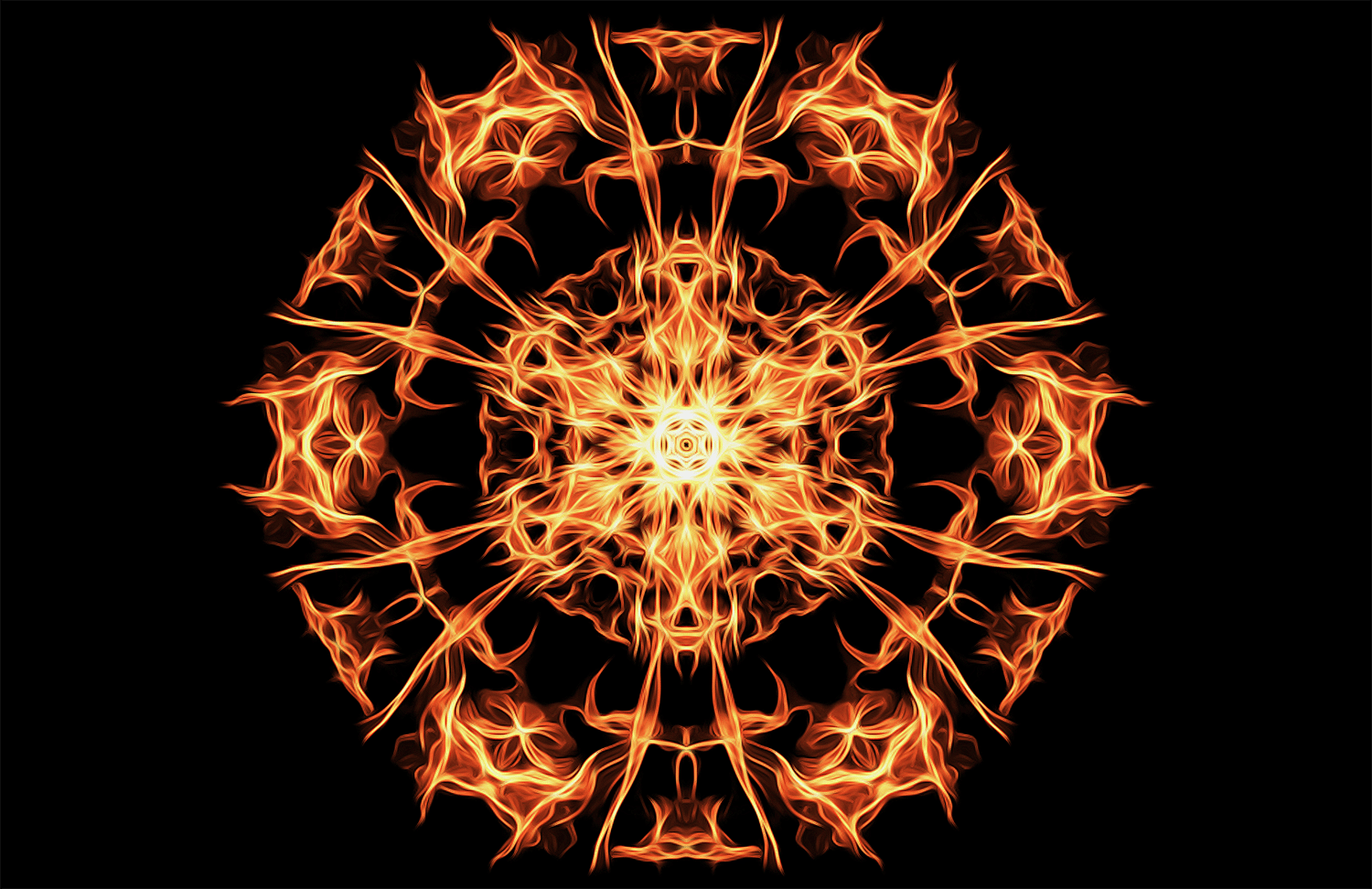 Flaming Pentagram