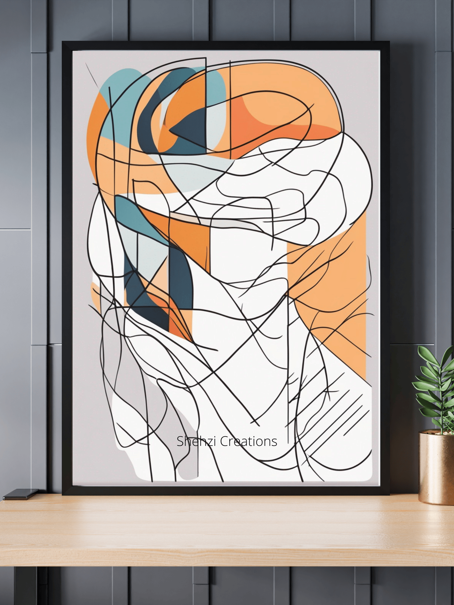 Capturing Minimalism: 20 Stunning Japandi Line Art Paintings