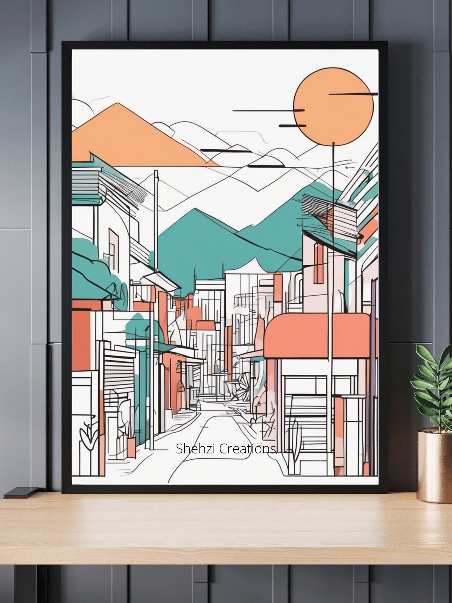 Optimize Your Living Space: 20 Japandi Line Art Paintings for Home and Dining