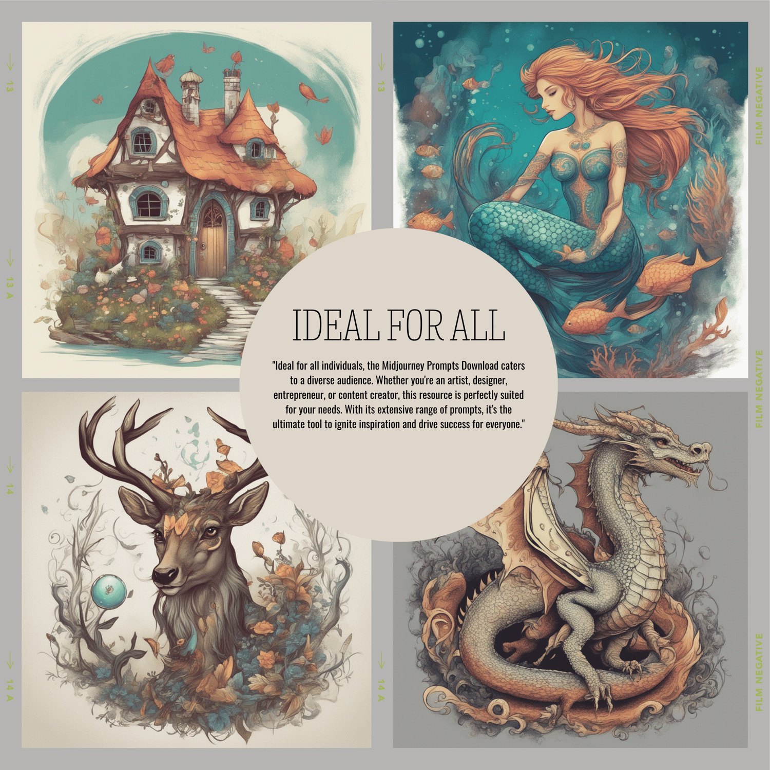 Business Bundle: 640+ Midjourney T-Shirt Design & Content Prompts