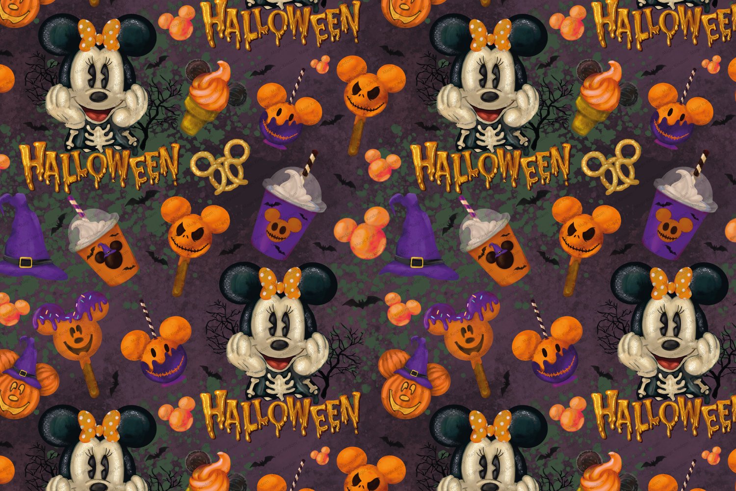 A Magical Disney Halloween - Sticker Sheet Disney, Halloween