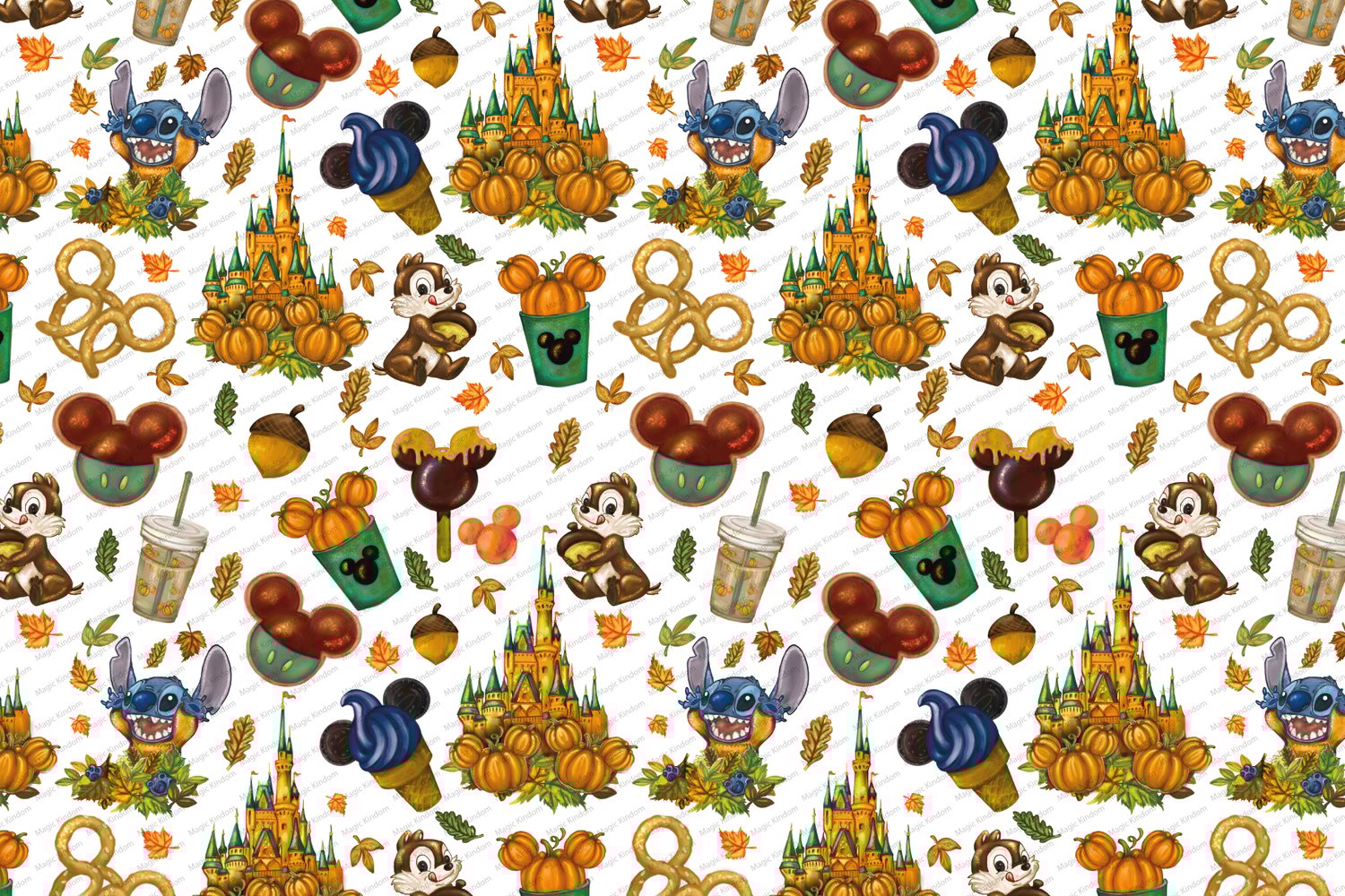 Disney halloween digital paper,Seamless pattern,Disney Fall,Mickey Pumpkin, Disney Fall,Disney Fall,Disneyland,Mickey Halloween,scrapbook paper, Mouse Ears, Digital Download, sublimation, fall magic kingdom - Payhip