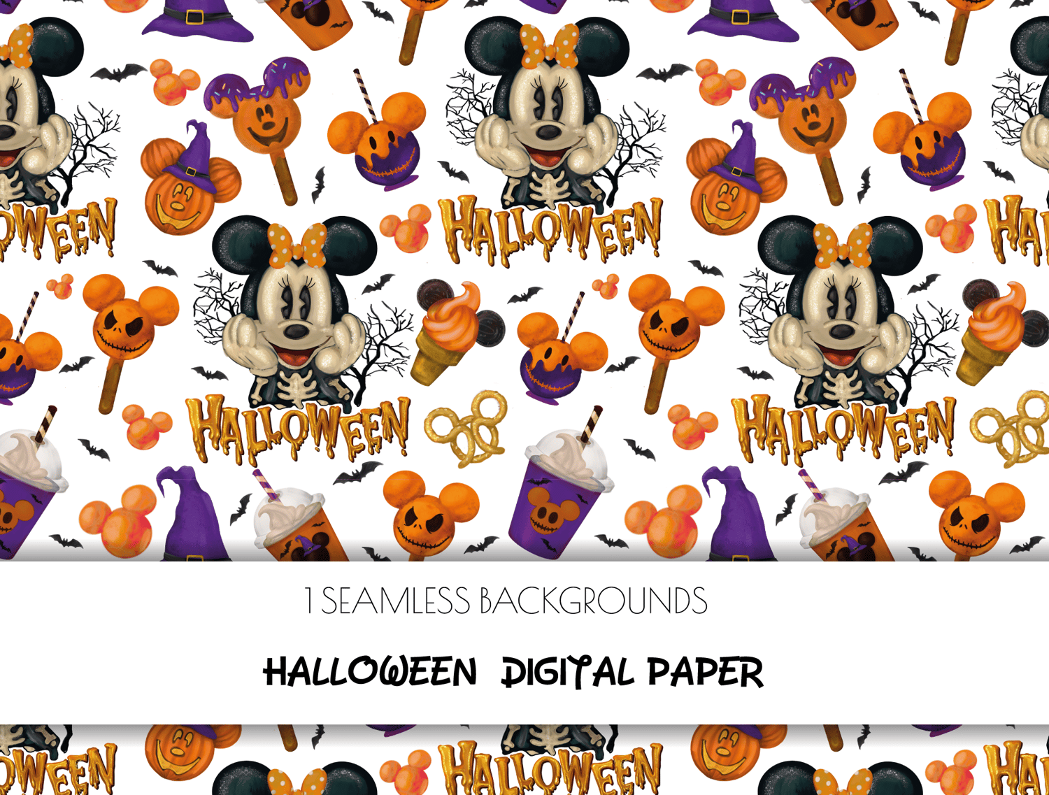 Disney Mickey Mouse Digital paper Scrapbooking