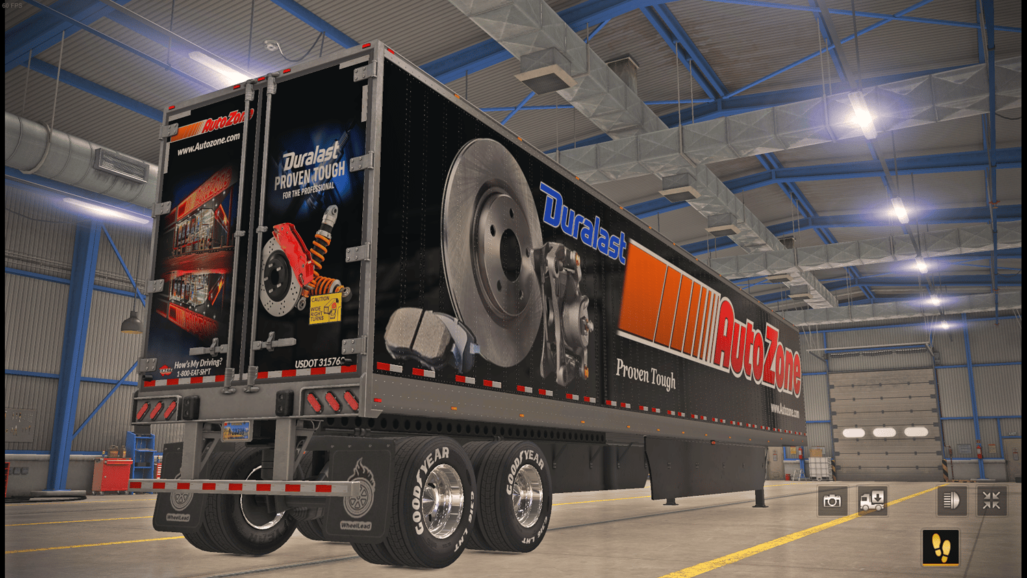 Autozone Custom ATS Trailer Skin