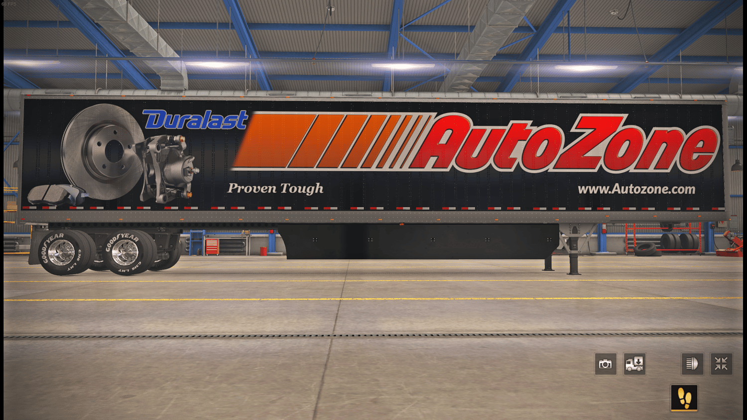 Autozone Custom ATS Trailer Skin