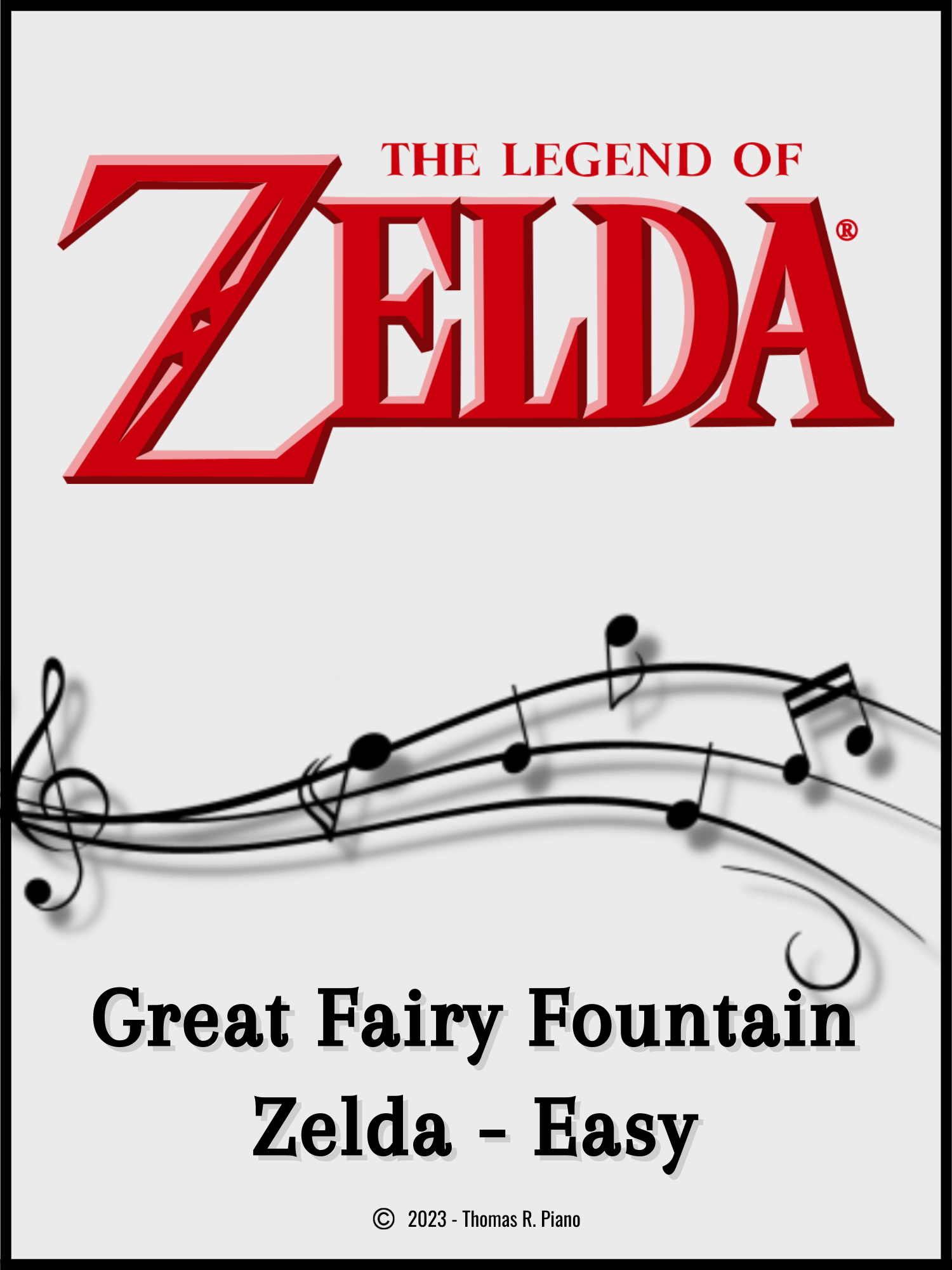 Zelda's Lullaby (The Legend of Zelda: Ocarina of Time) - Easy version sheet  music for Piano downloa…