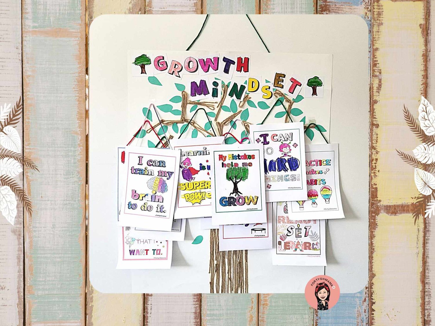 Growth Mindset Posters | Homeschool Decor