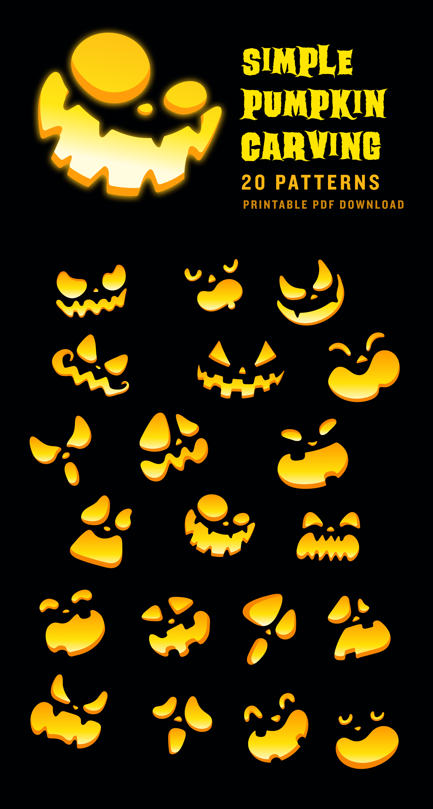 Simple Pumpkin Carving Patterns