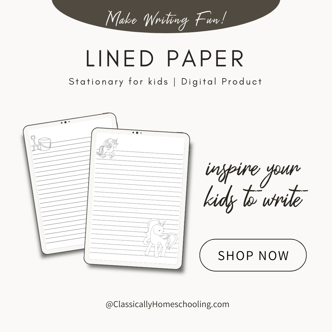 Lined Paper for Kids
