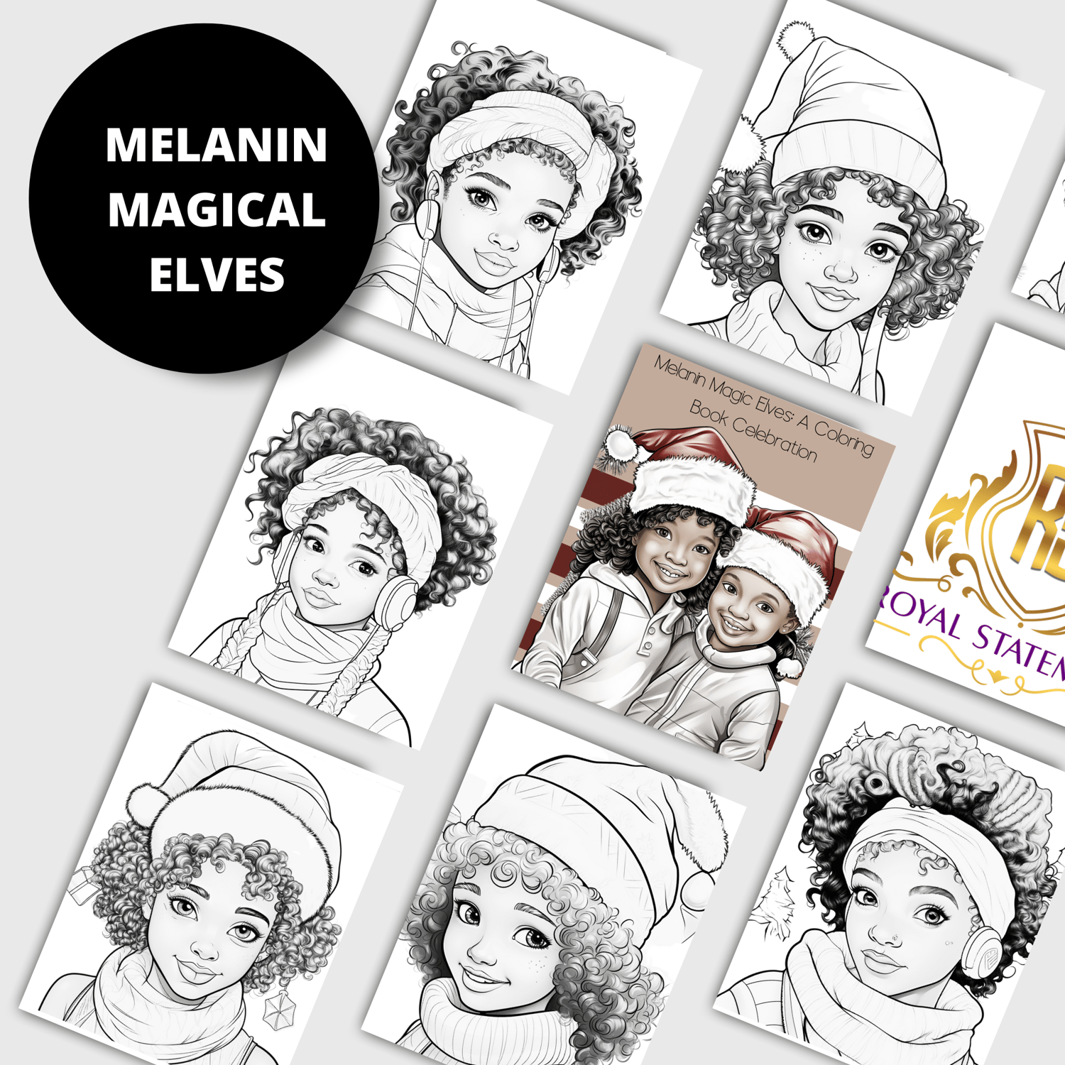 MELANIN MOOD | Adult Coloring Book