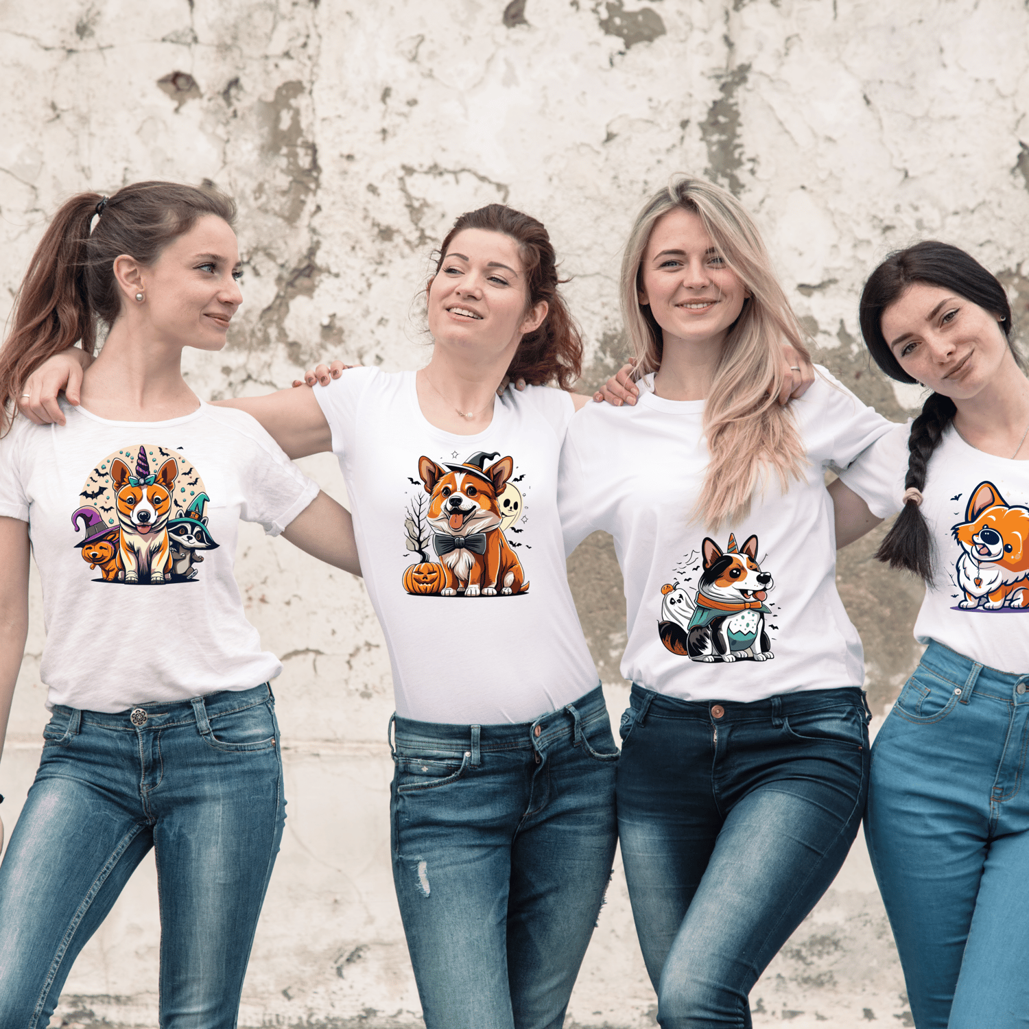 🐾 "Stunning Dog Celebrating Halloween Clipart" 🎃