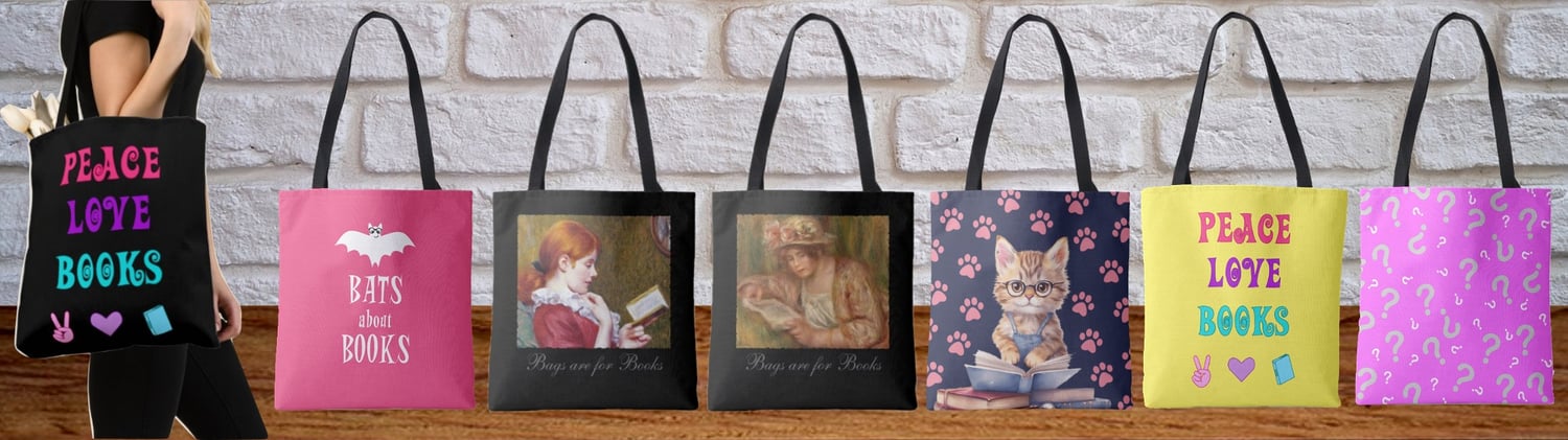 Bags for Book Lovers #booklover #bibliophile #bookaholic