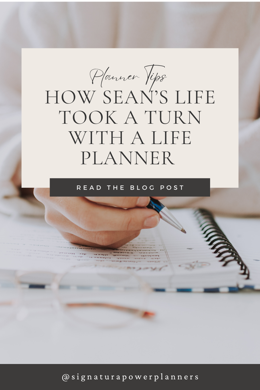 Transforming Chaos into Clarity: How Sean's Life Took a Turn with a Life Planner