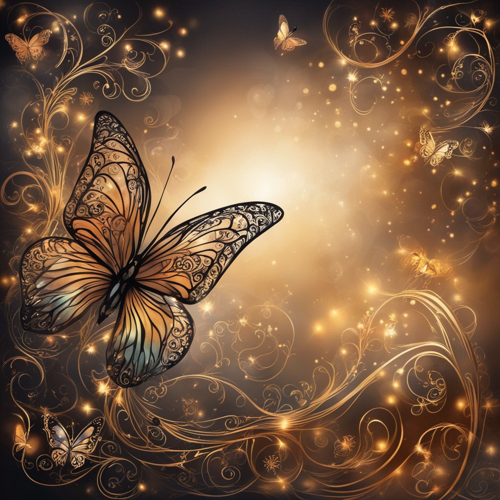 Rare Black Butterfly