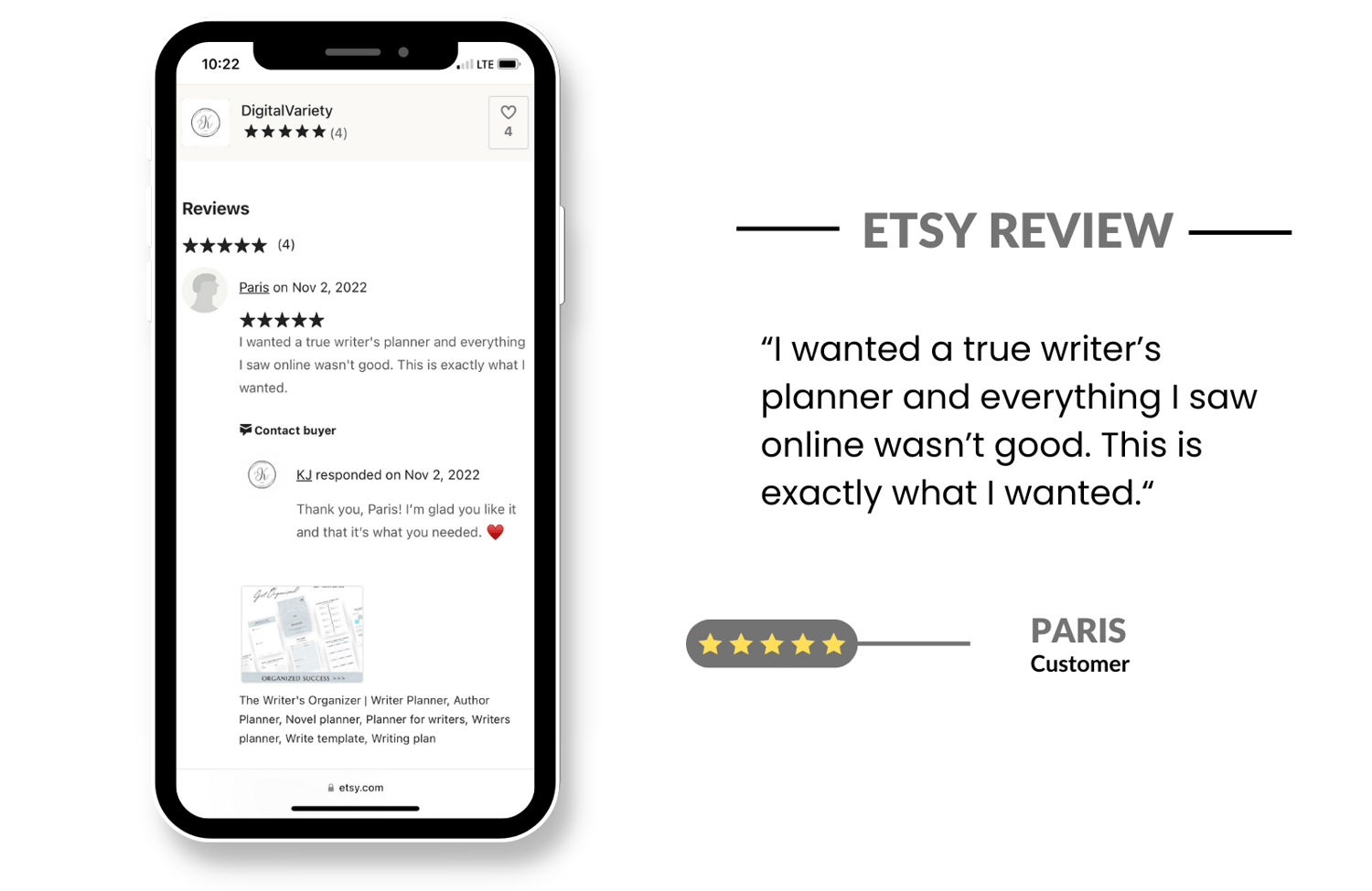 A writing planner with templates designed to help writers get organized and successfully write, edit, and launch their books
