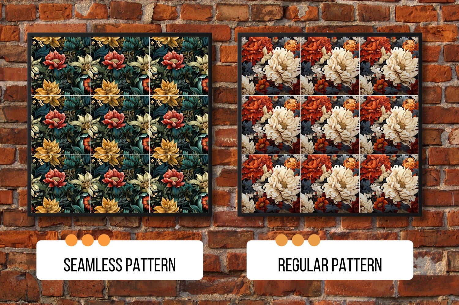 Seamless Pattern vs Regular Pattern