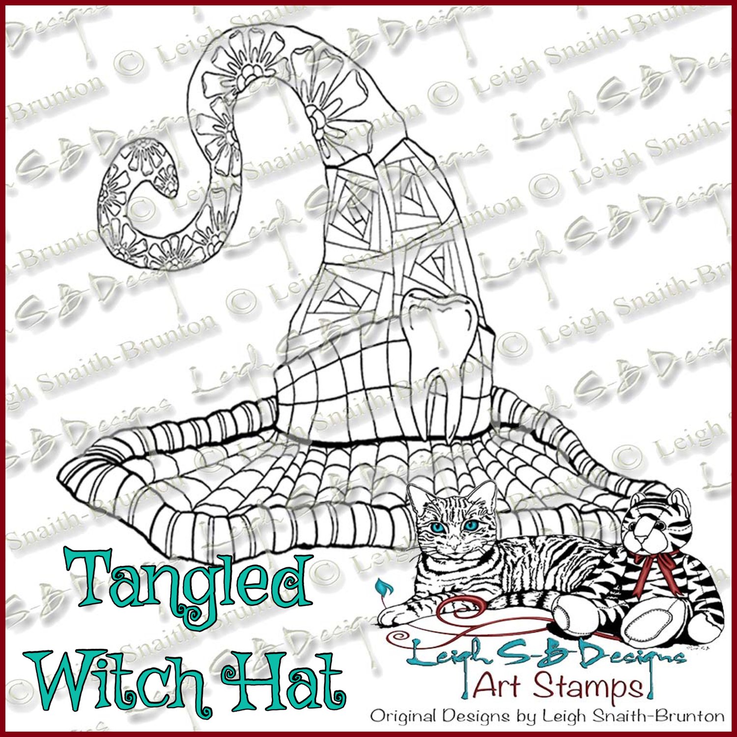 LeighSBDesigns Tangled Witch Hat