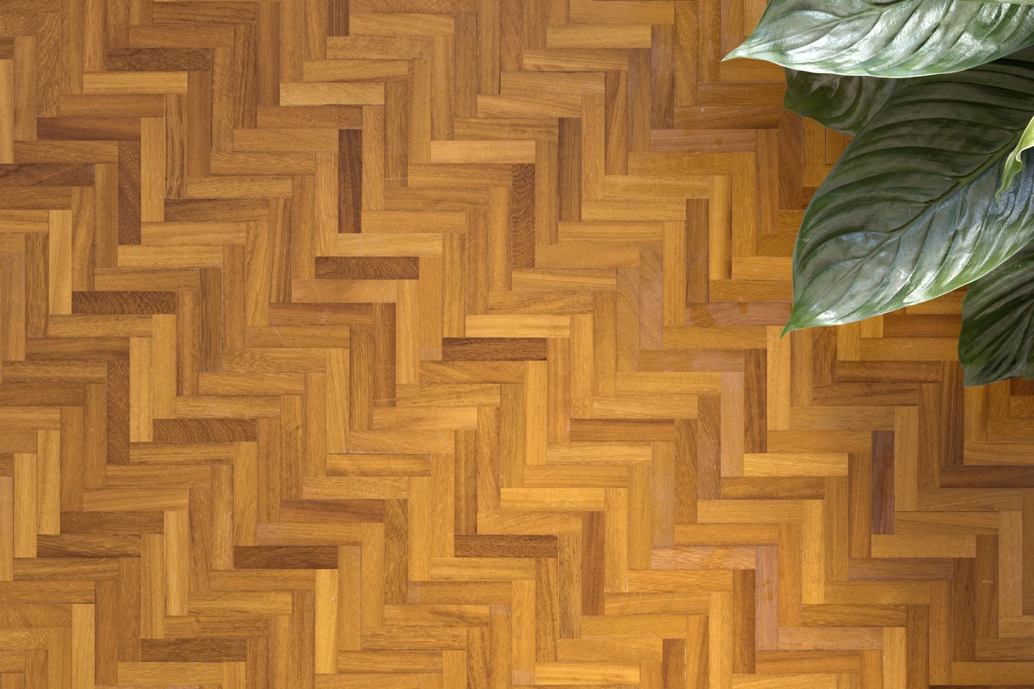 3d rendering with Parquet Herringbone wood texture