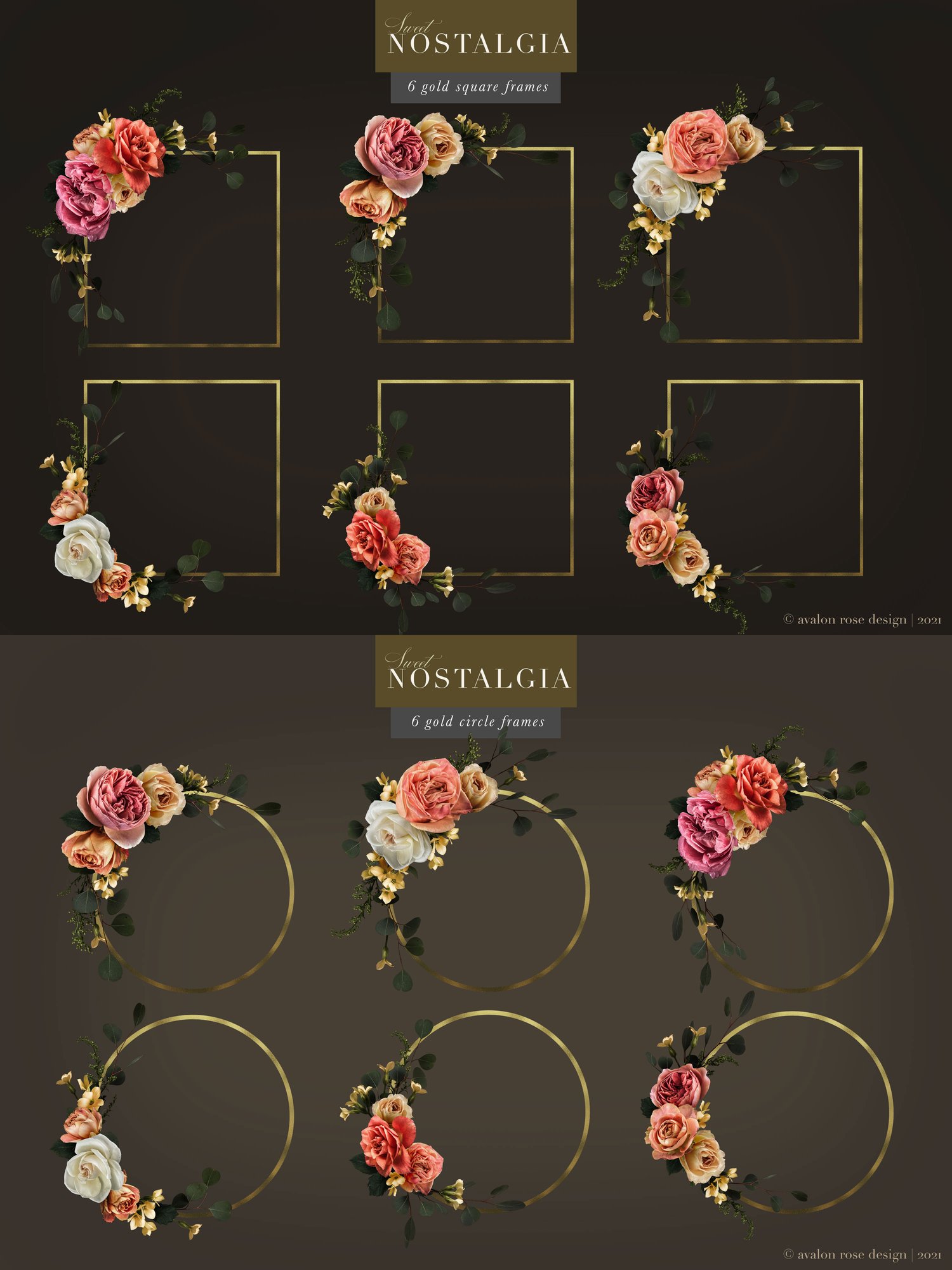 nostalgia floral graphics pink and peach floral graphics and eucalyptus