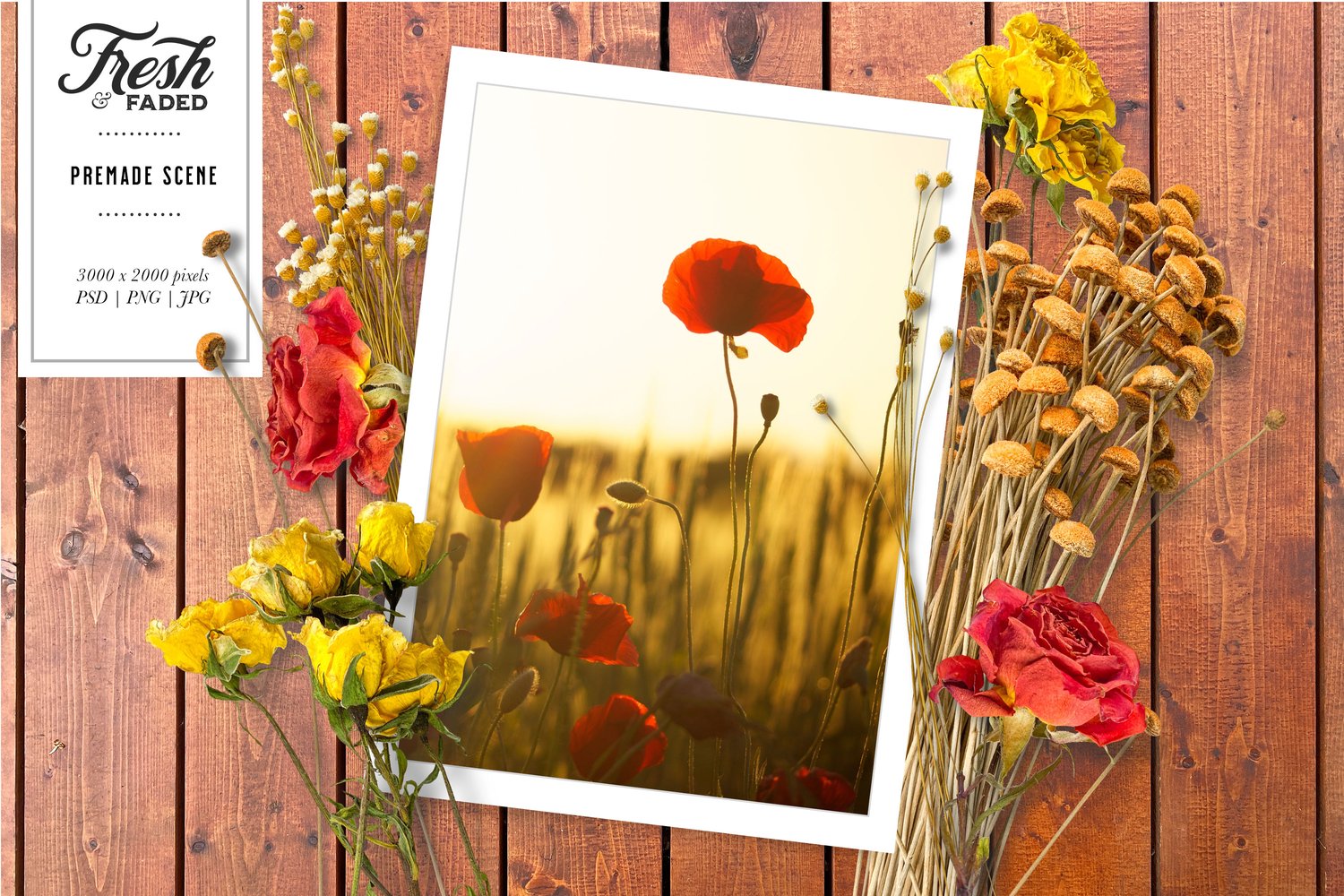 fresh and faded flowers roses, hydrangea, lilac, eucalyptus, tulips, peonies, lilies, almond blossom, delphinium, as well as several greenery options