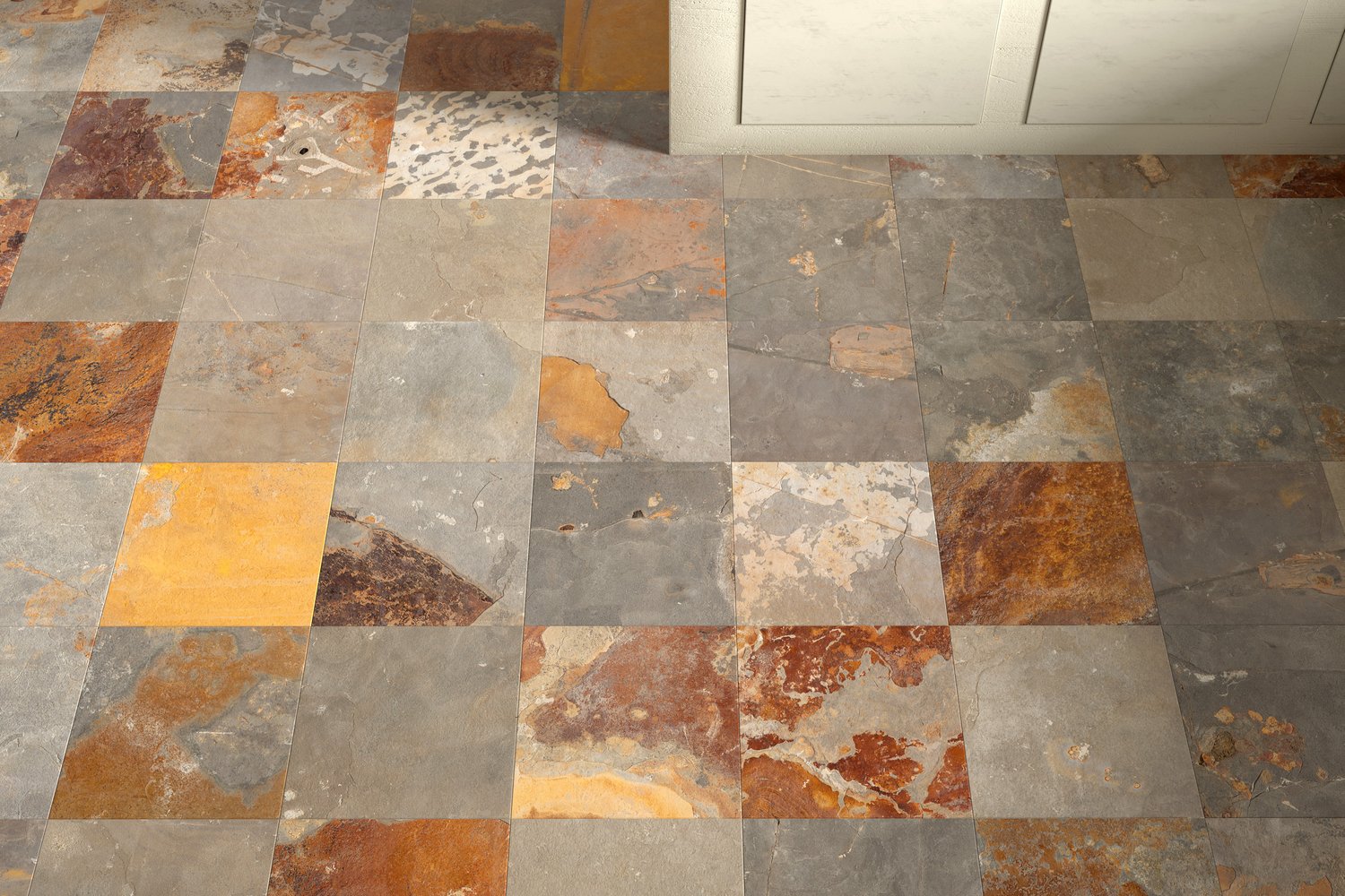 rendering made with Rustic Tiles 02 texture