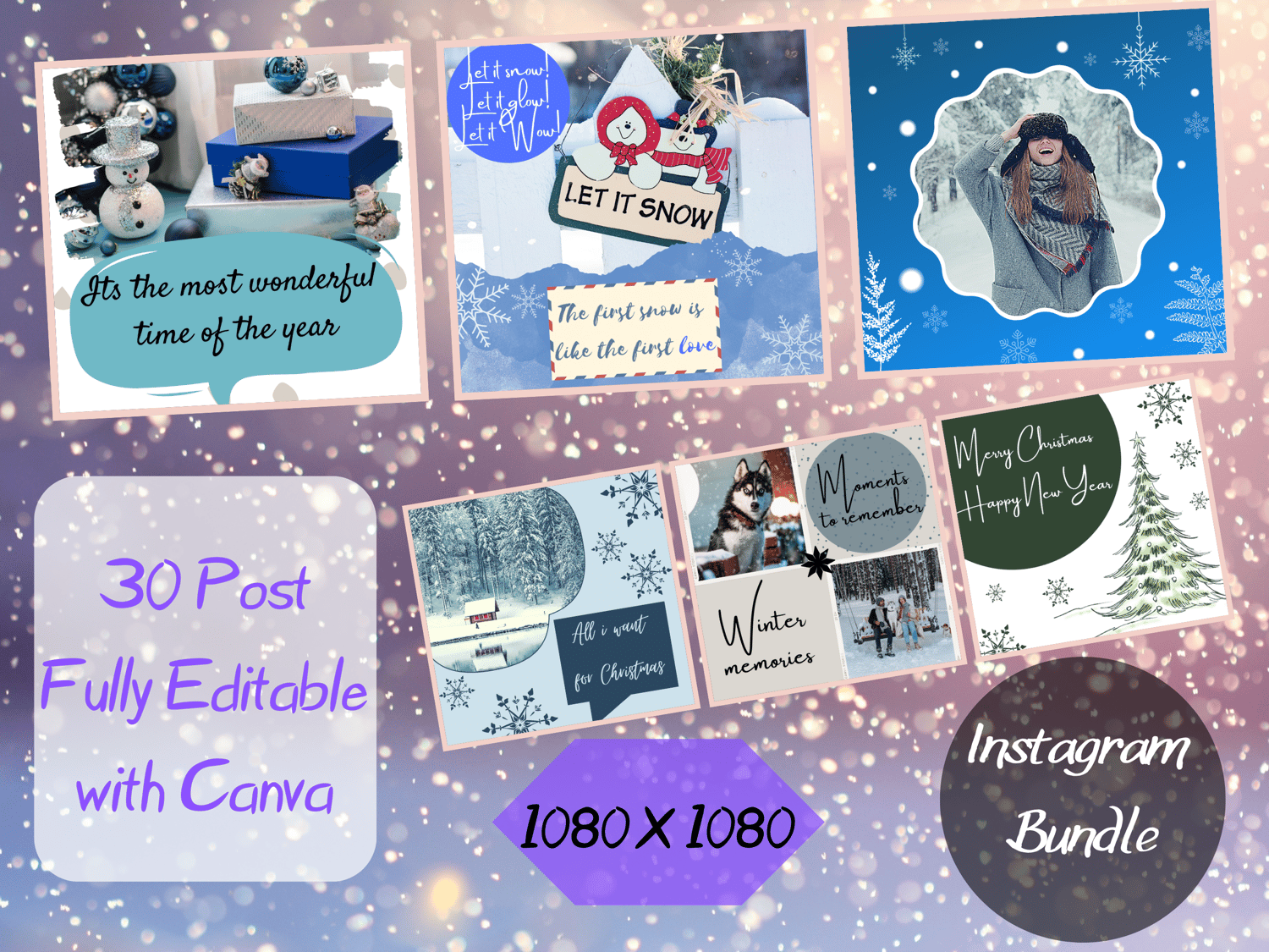 Christmas Instagram templates