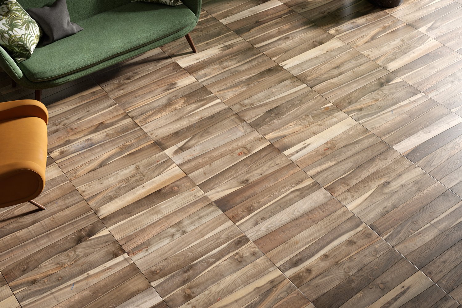 rendering with Nordic Fir 02 wood texture