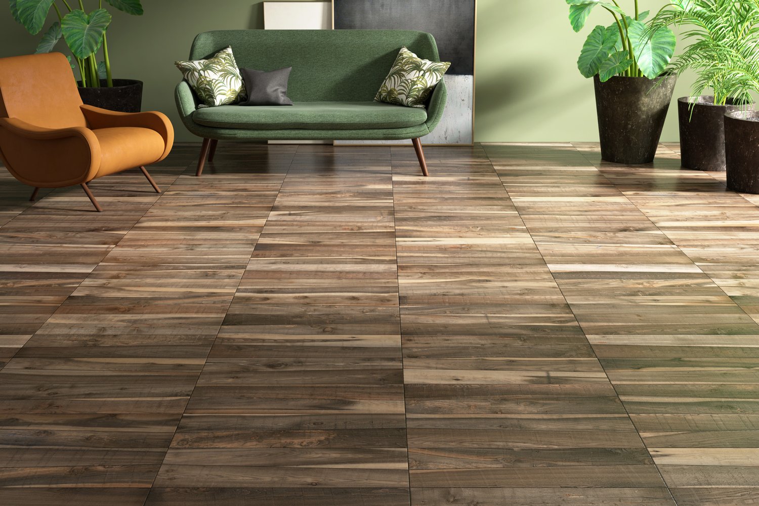 rendering with Nordic Fir 02 wood texture