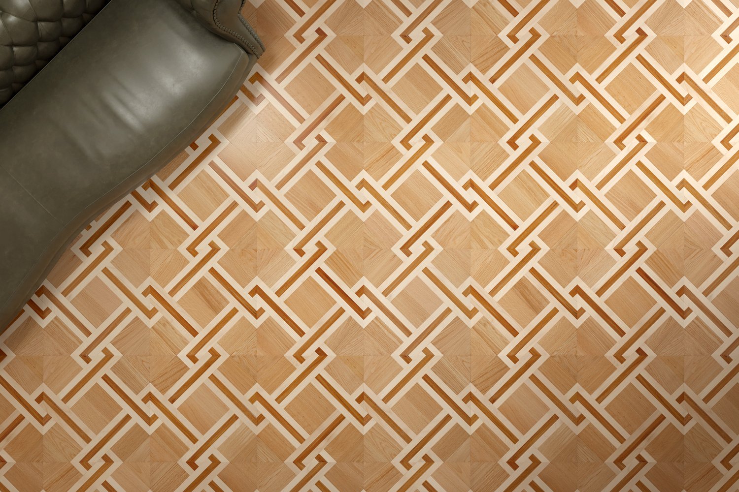 render with Parquet Pattern 01 wood texture