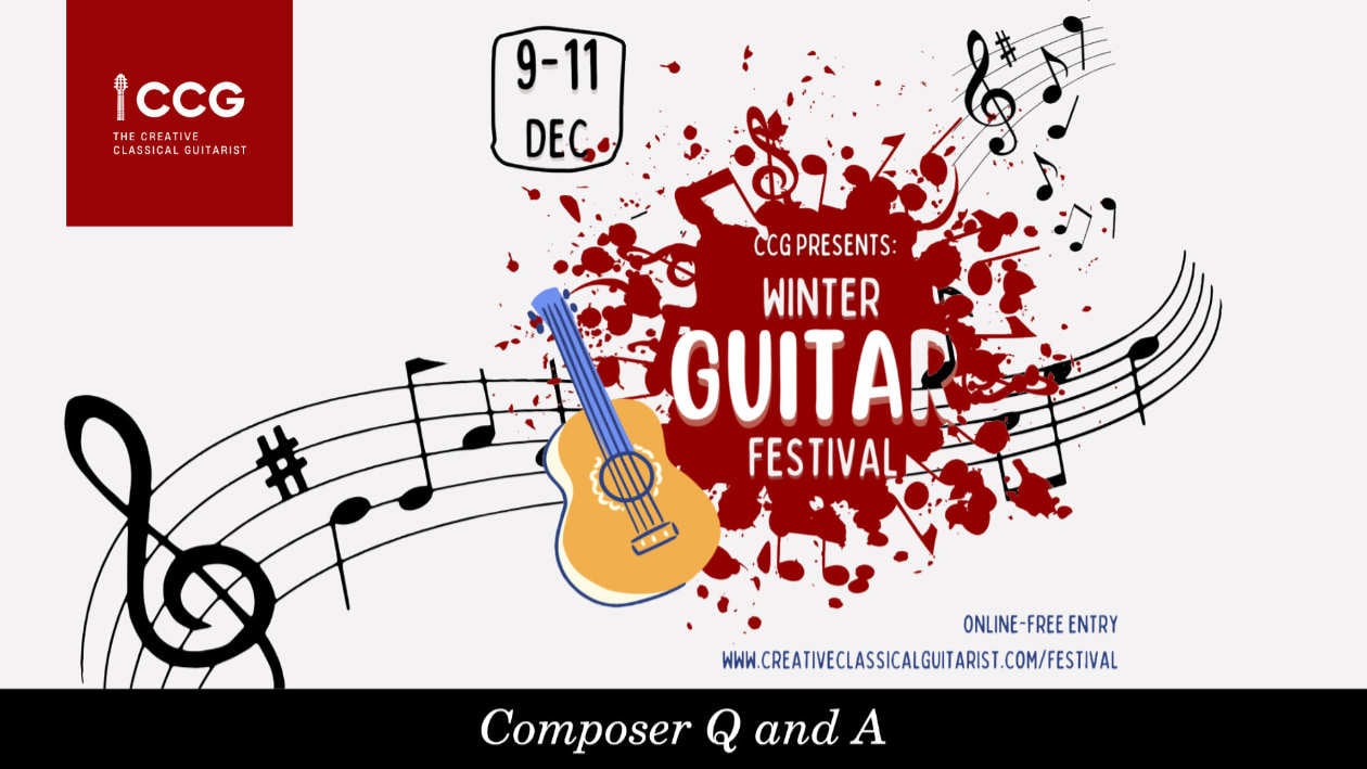CCG Winter Guitar Festival - Composer Q and A - Paul Brooks Horn