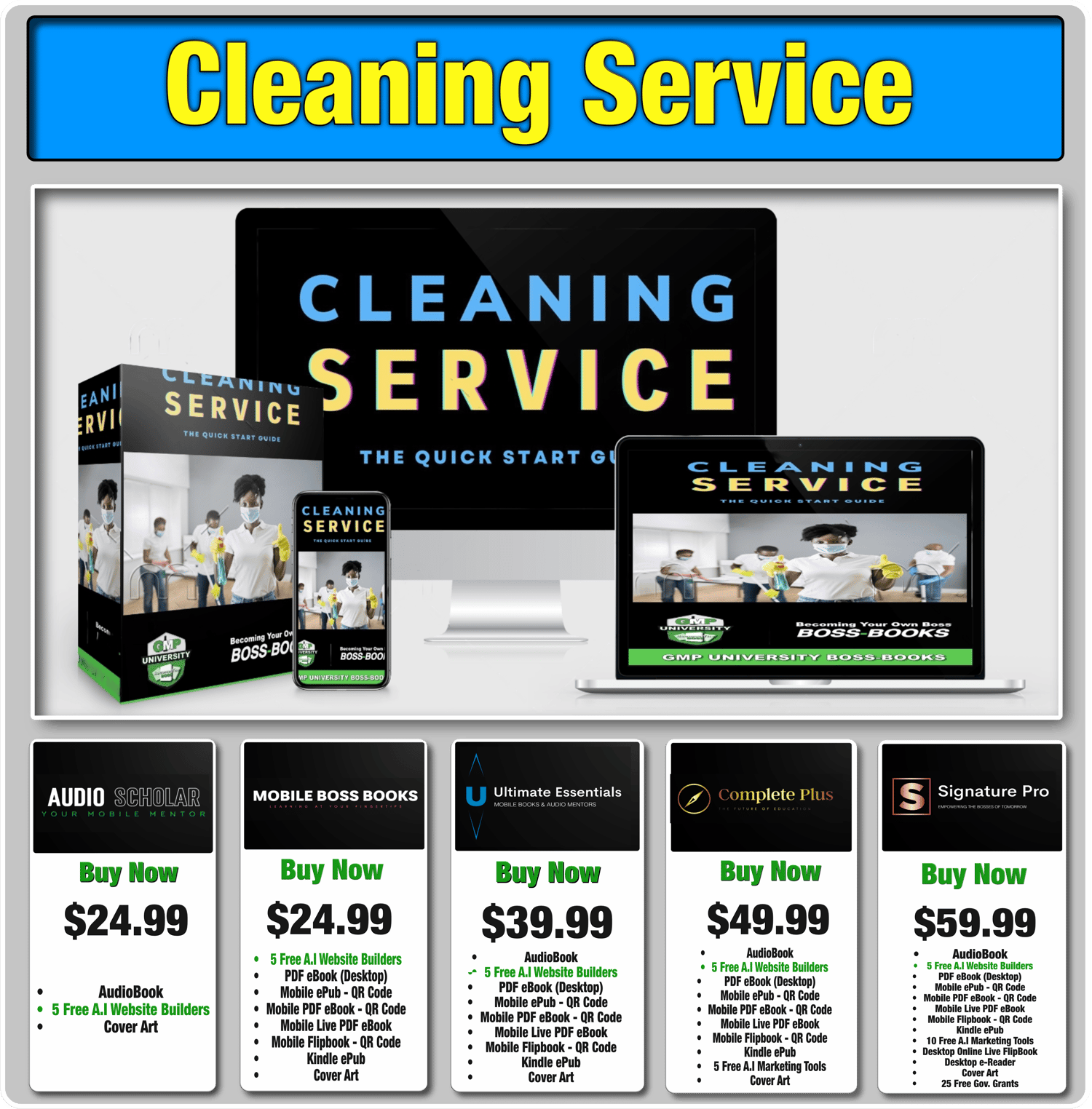 Cleaning Service ebook & Audiobook