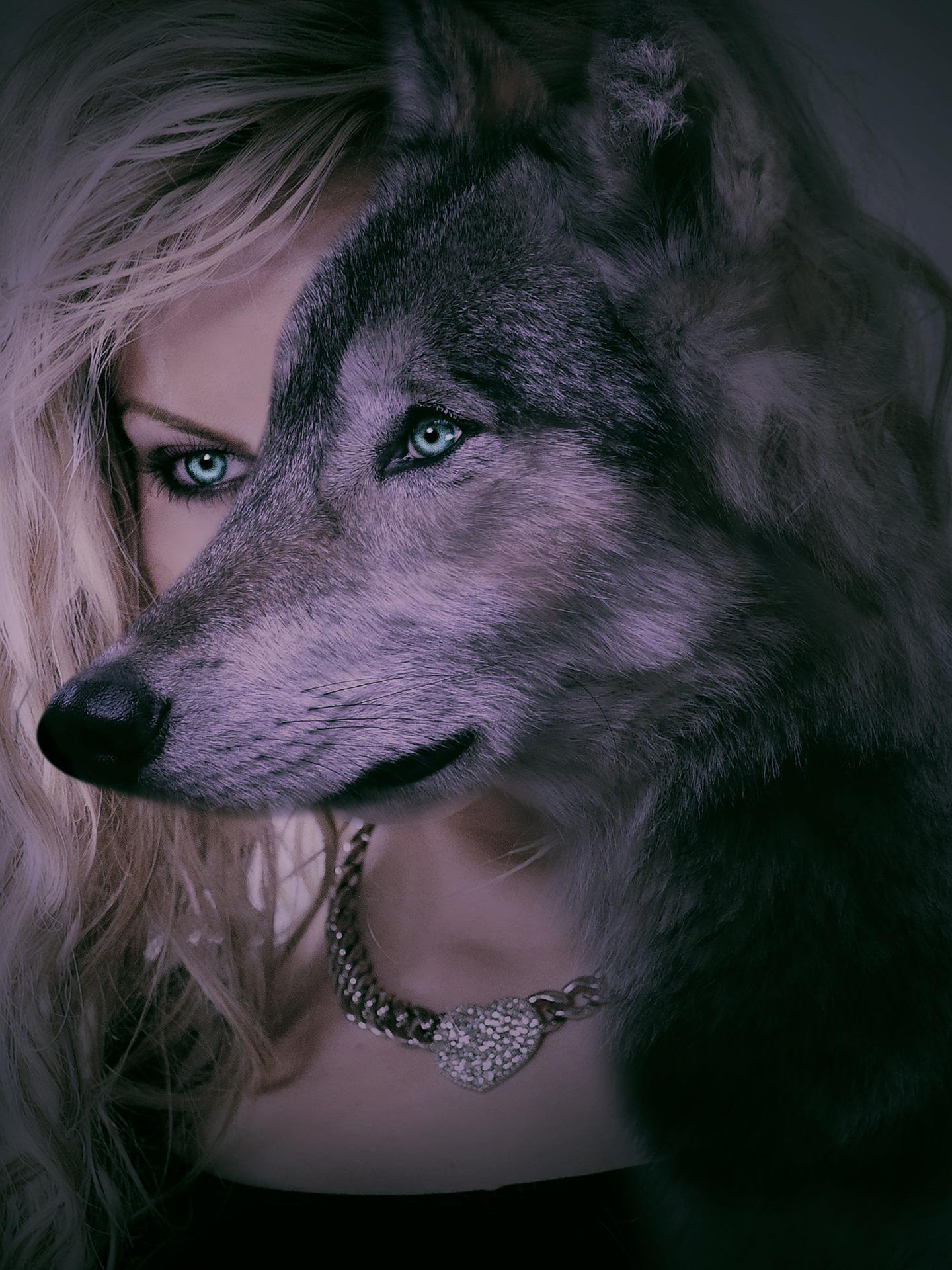 woman as a wolf