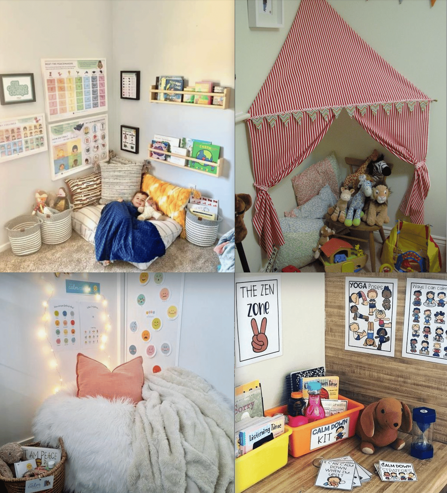 Primjeri mirnog kutka za djecu