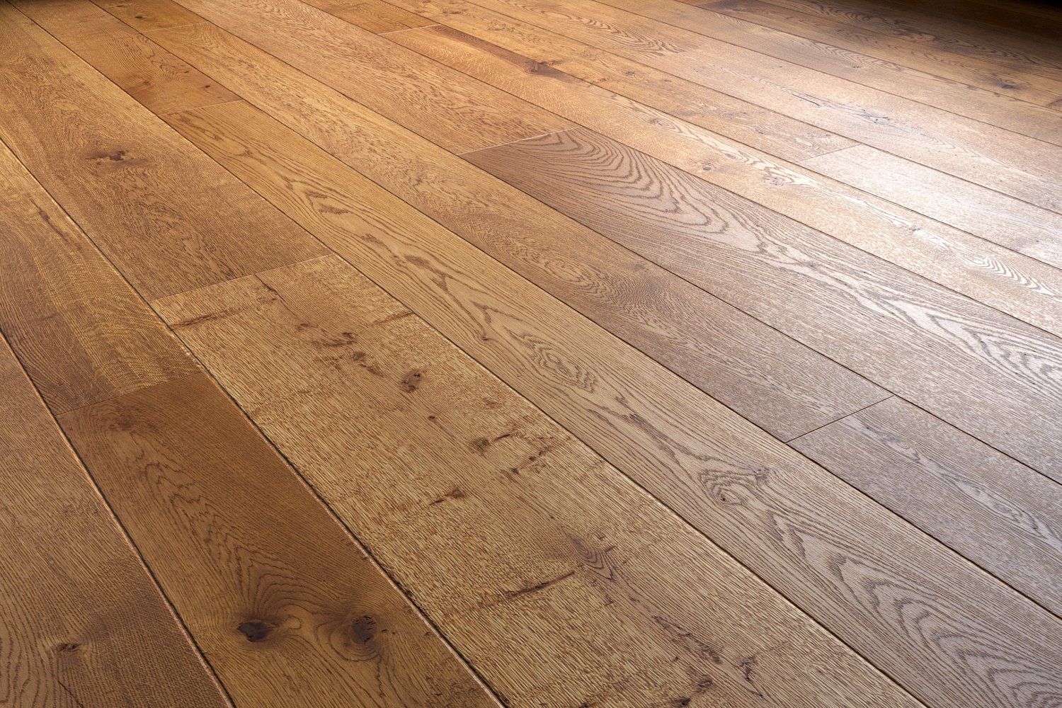 photorealistic rendering with Antique Oak wood texture