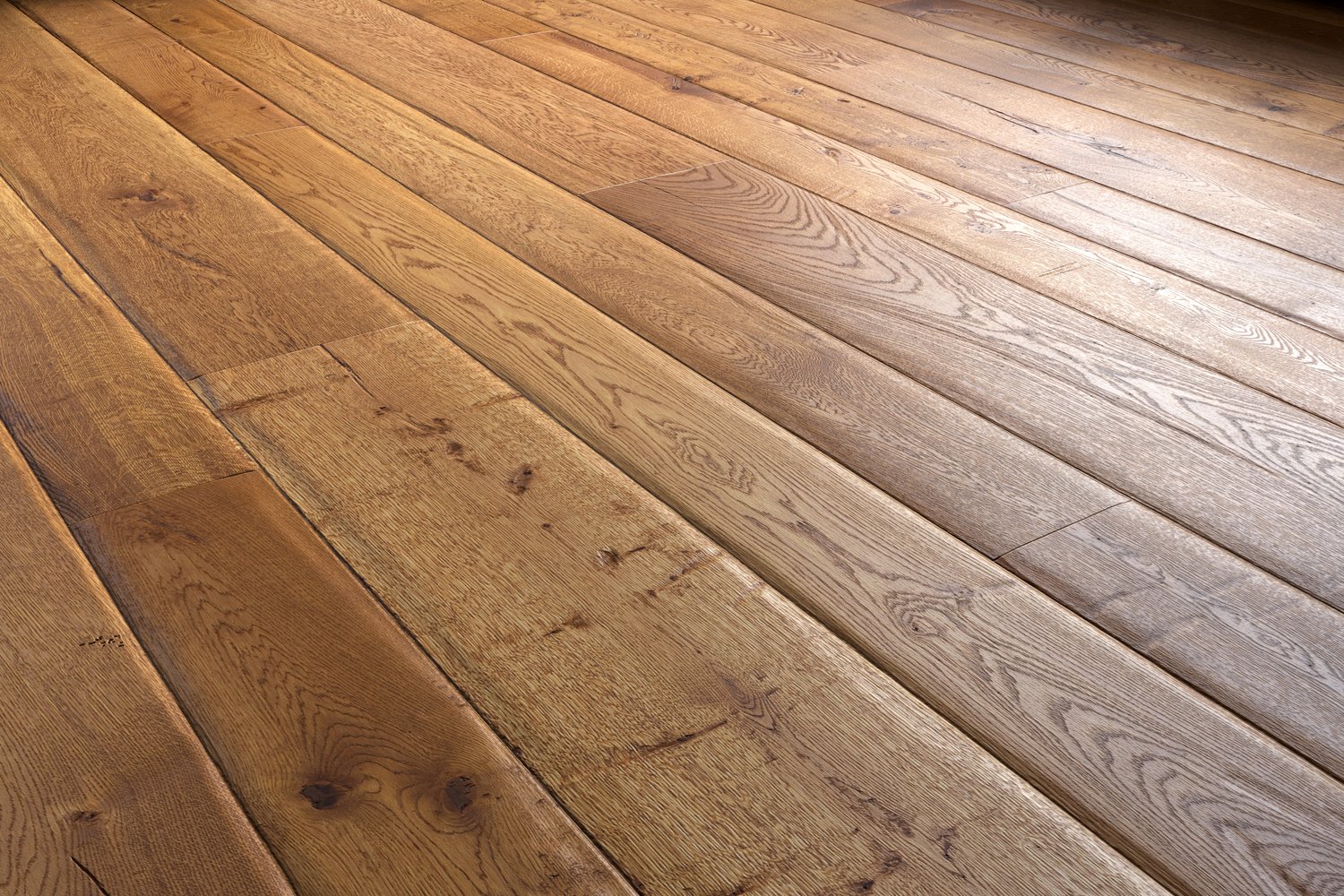 photorealistic rendering with Antique Oak wood texture