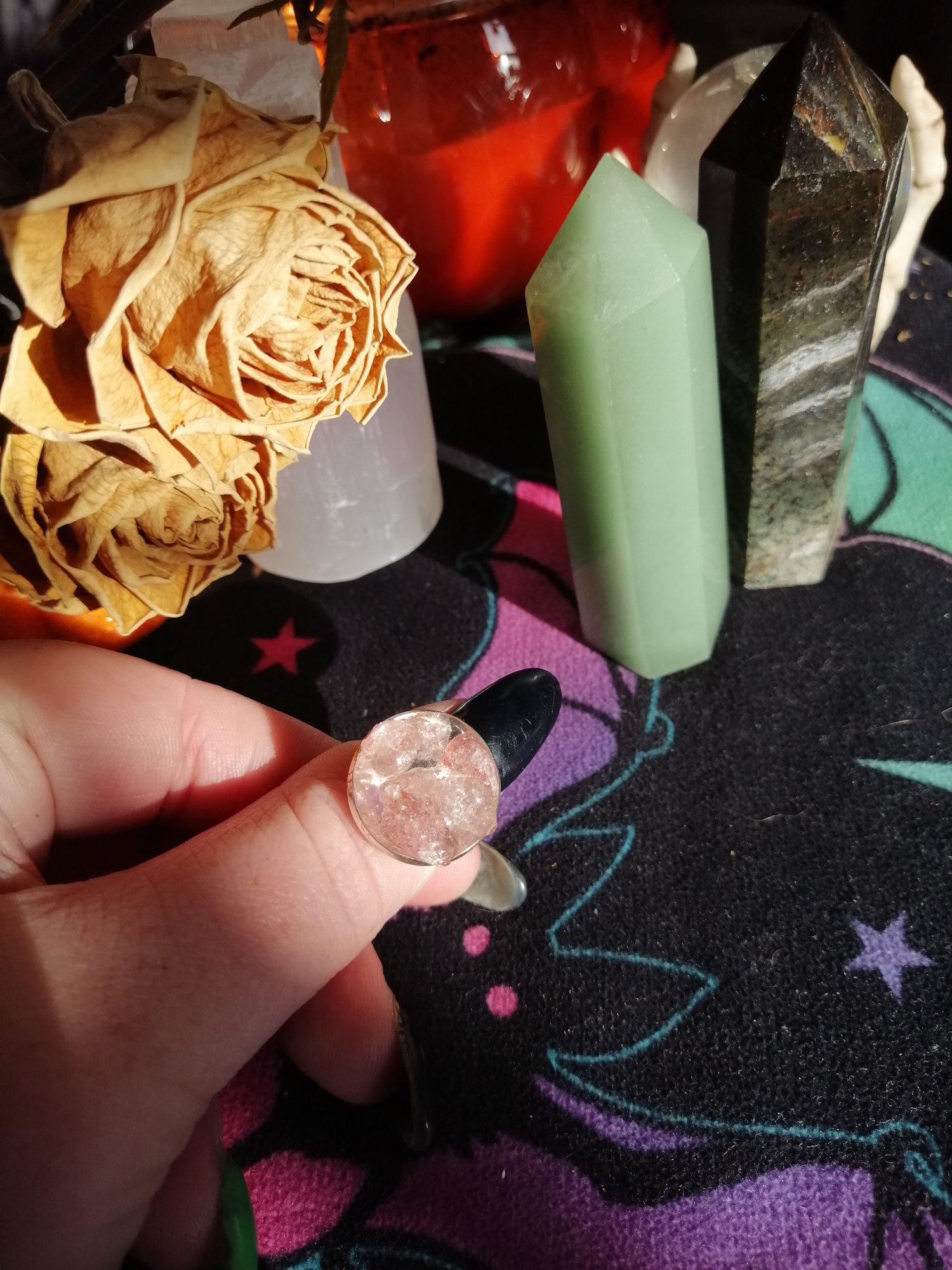 Handmade adjustable crystal rings - Payhip