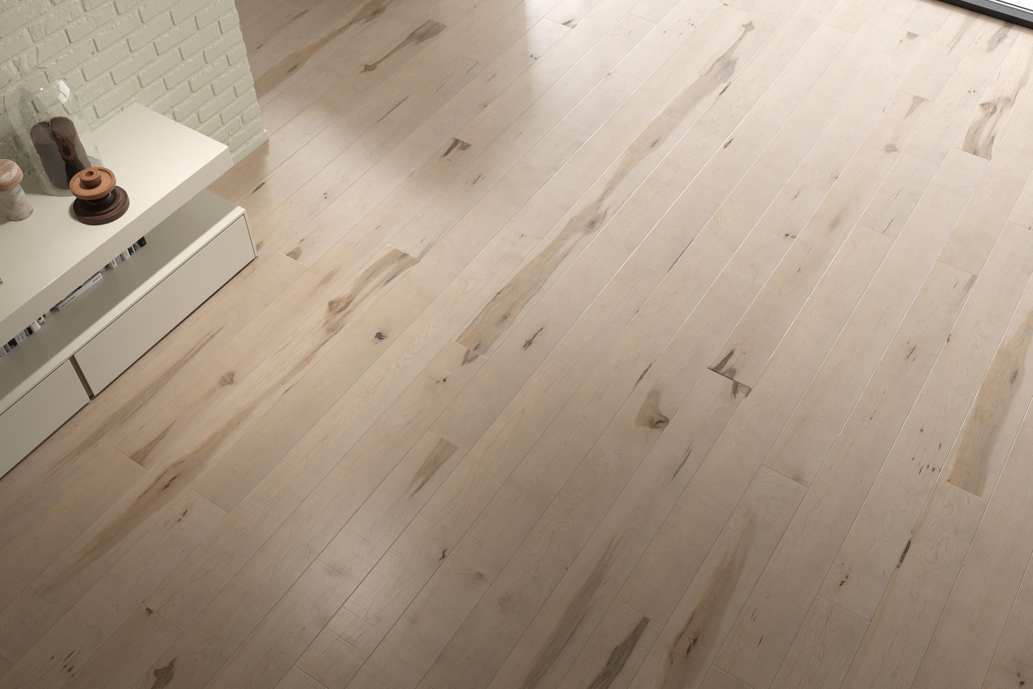 Render with Natural Maple wood texture