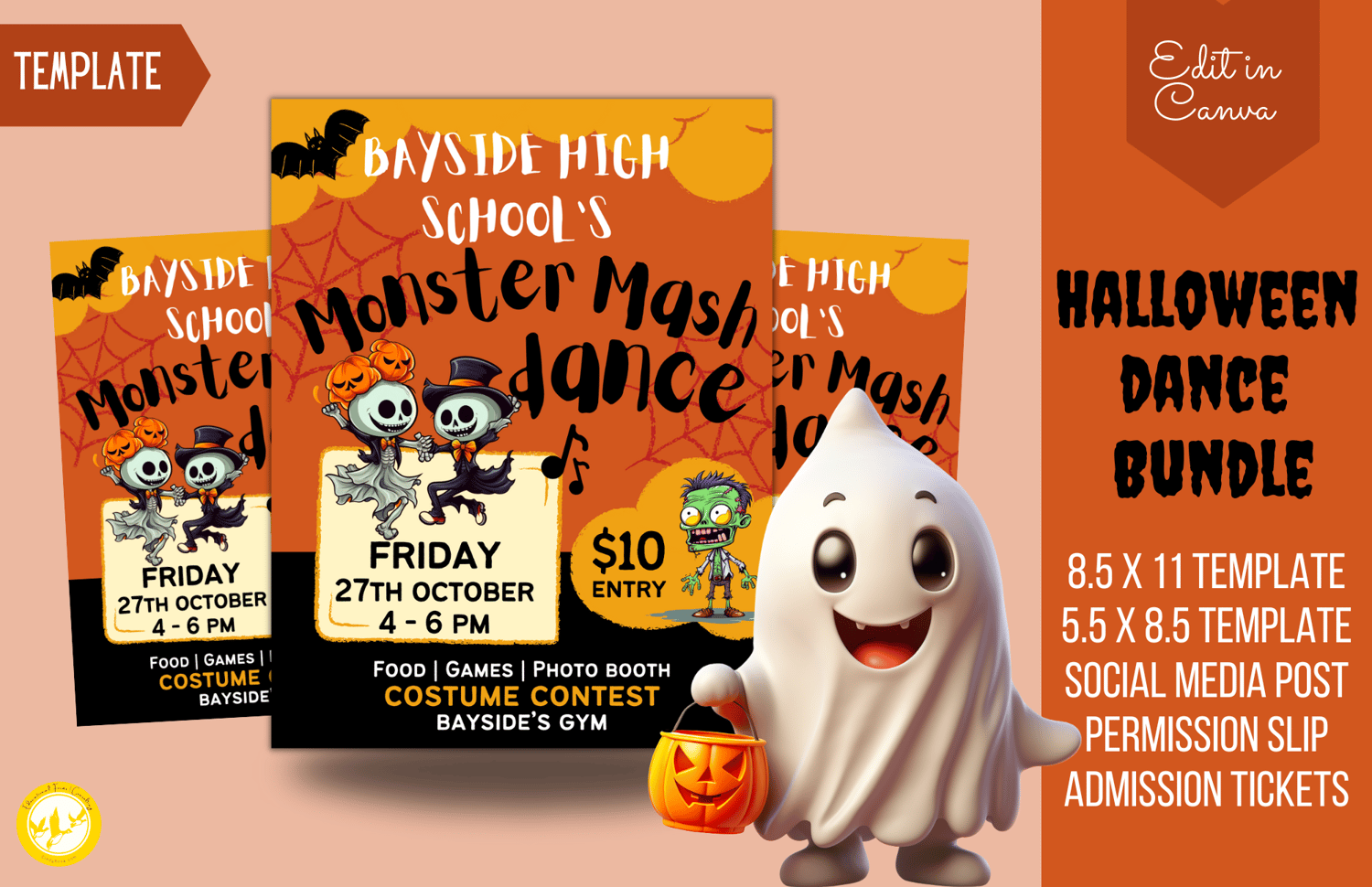 Halloween Dance Flyer Bundle