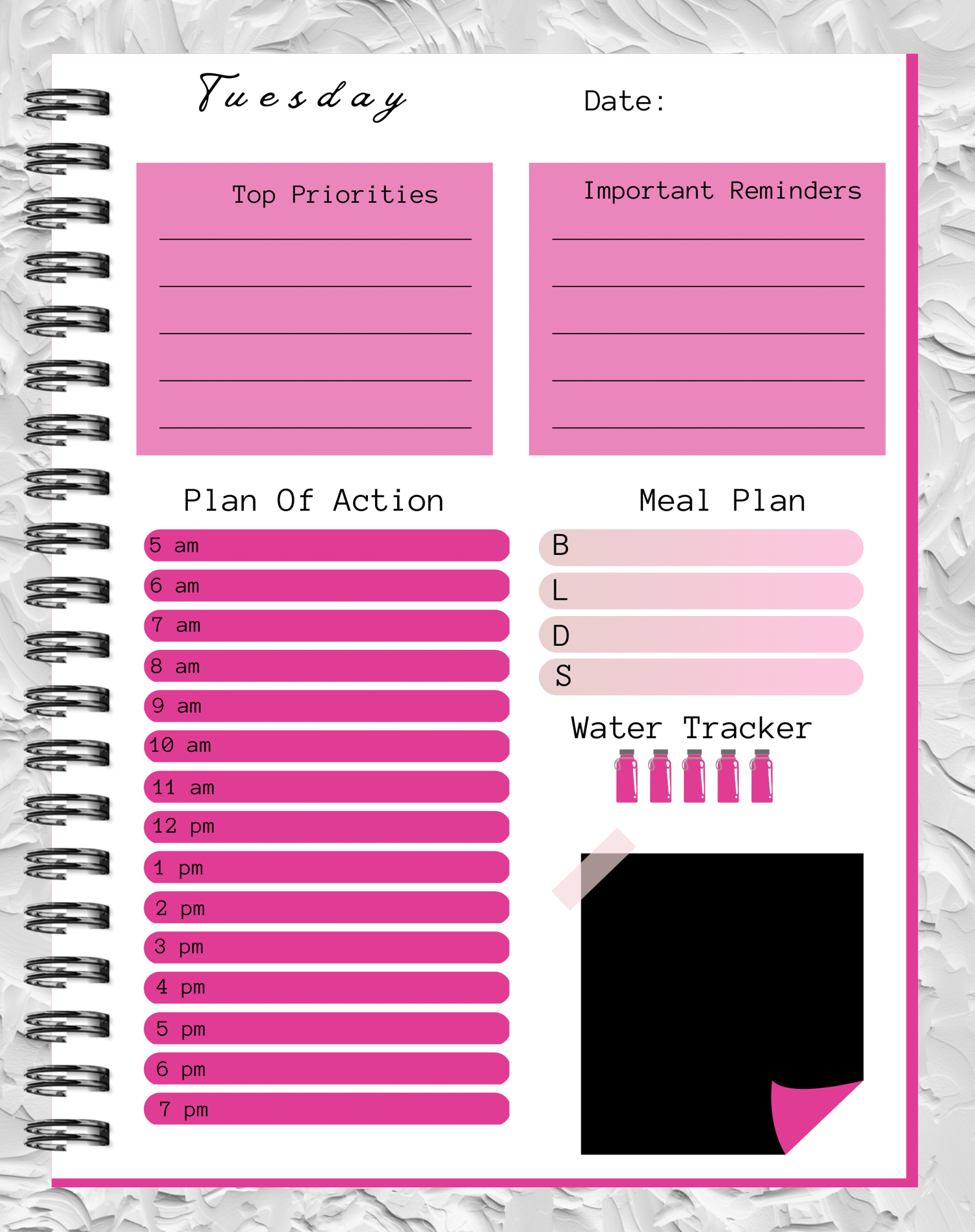 Pink sparkly digital planner - Payhip