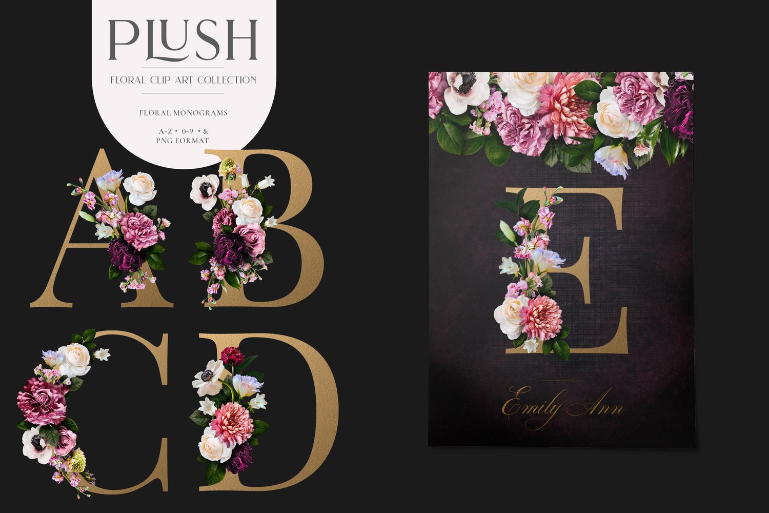 Roses, ranunculus, anemones, mums and more in burgundy, cream, mauve, white and pink